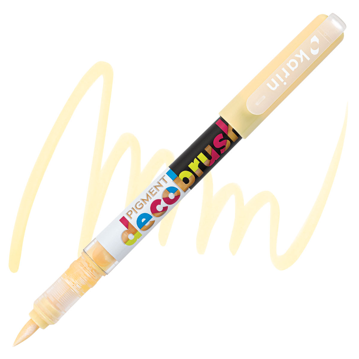 Karin Pigment Decobrush Marker - Almond marker and swatch