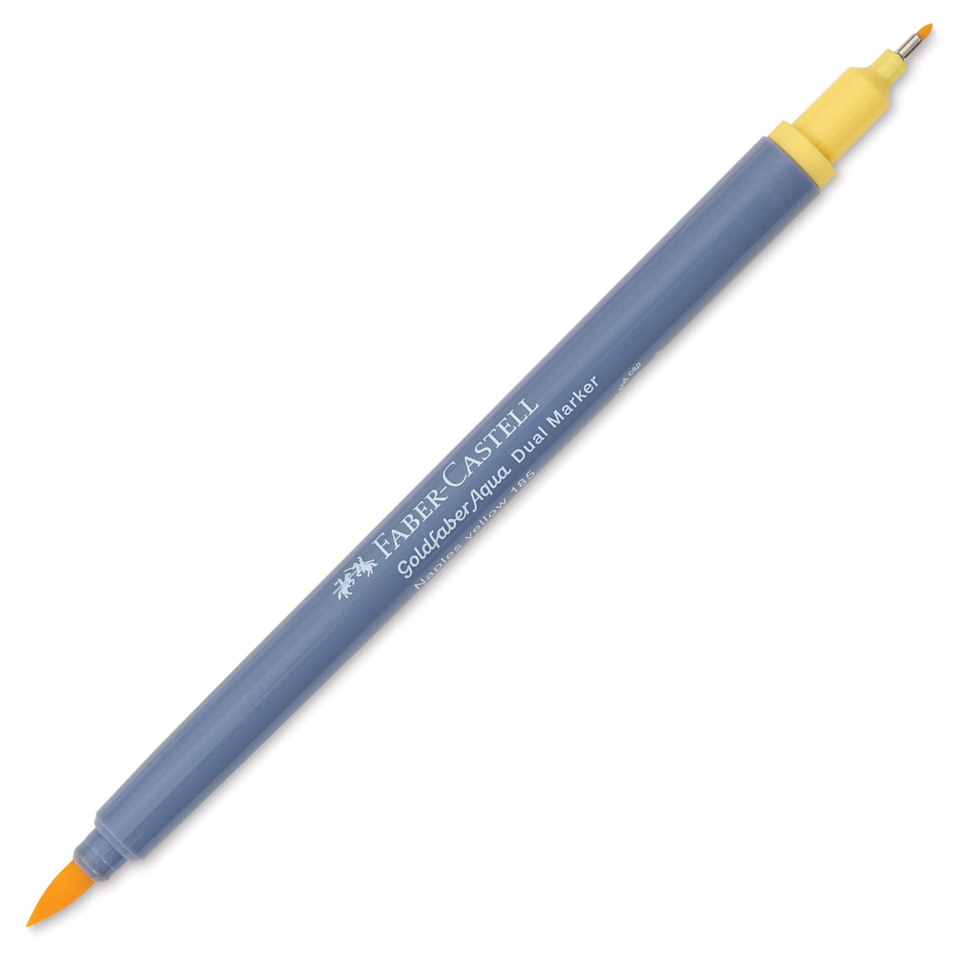 Faber-Castell Goldfaber Aqua Dual Marker - 185 Naples Yellow (marker with caps removed)