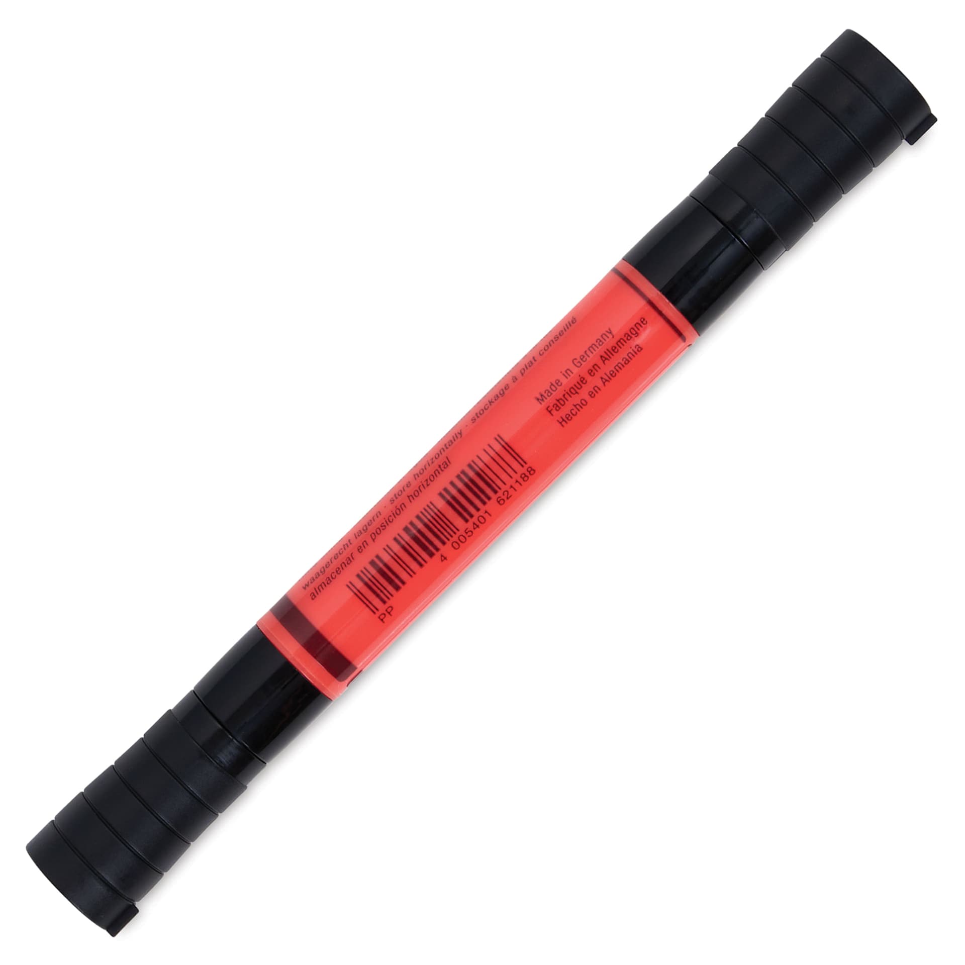 Faber-Castell Pitt Artist Pen Dual Tip Marker - Scarlet Red 118 back of marker