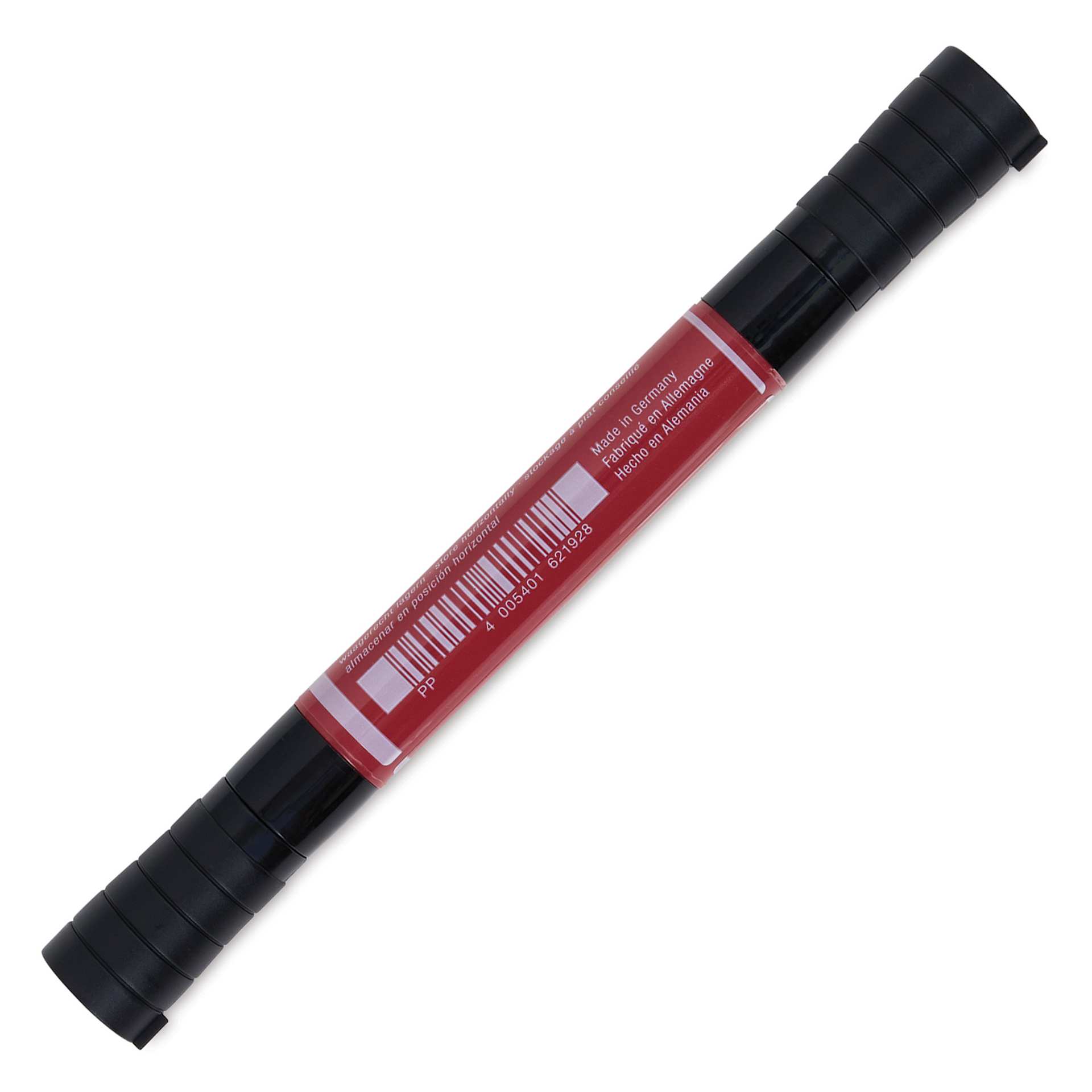 Faber-Castell Pitt Artist Pen Dual Tip Marker - Indian Red back of marker