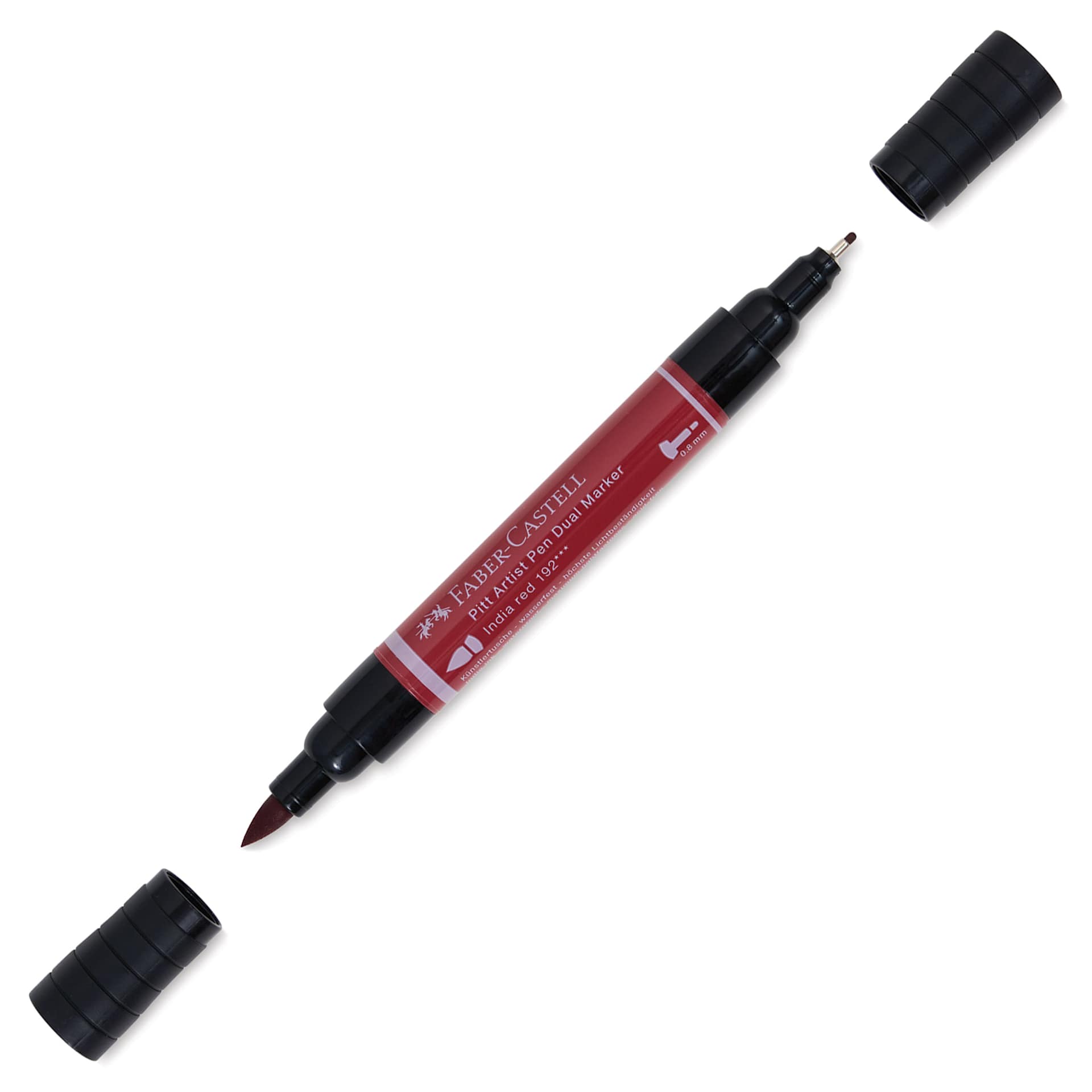 Faber-Castell Pitt Artist Pen Dual Tip Marker - Indian Red