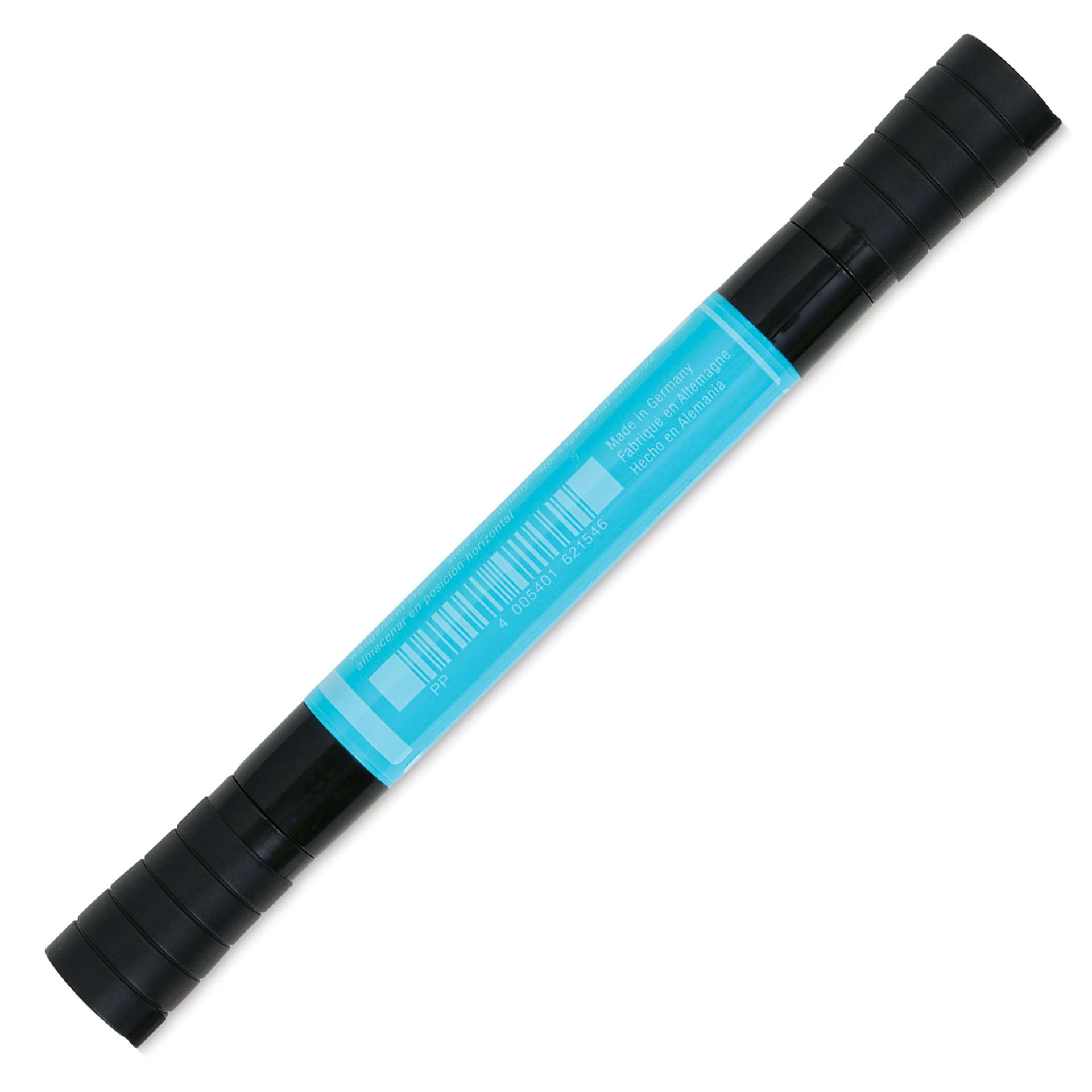 Faber-Castell Pitt Artist Pen Dual Tip Marker - Light Cobalt Turquoise 154 back of marker