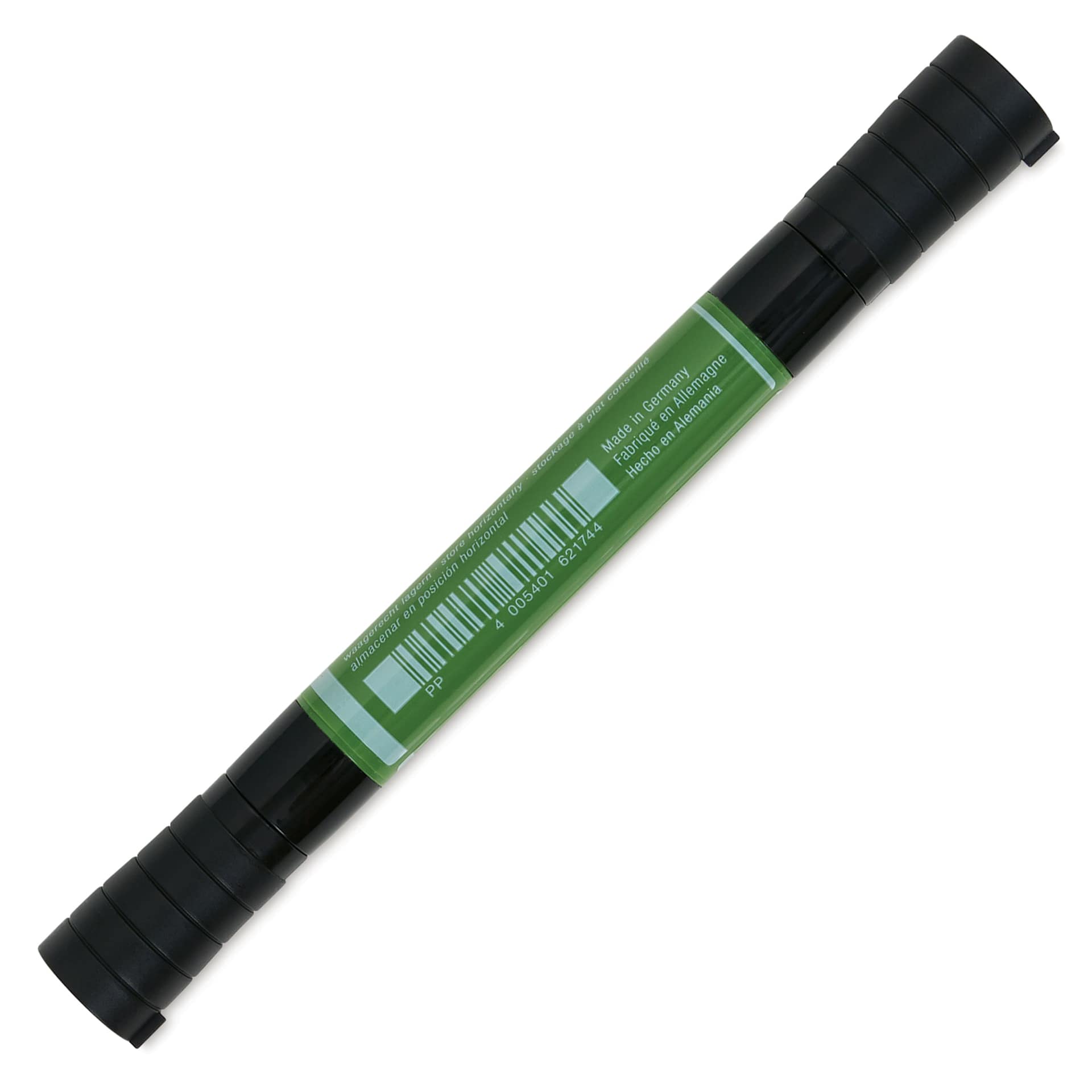 Faber-Castell Pitt Artist Pen Dual Tip Marker - Chrome Green Opaque 174 back of pen