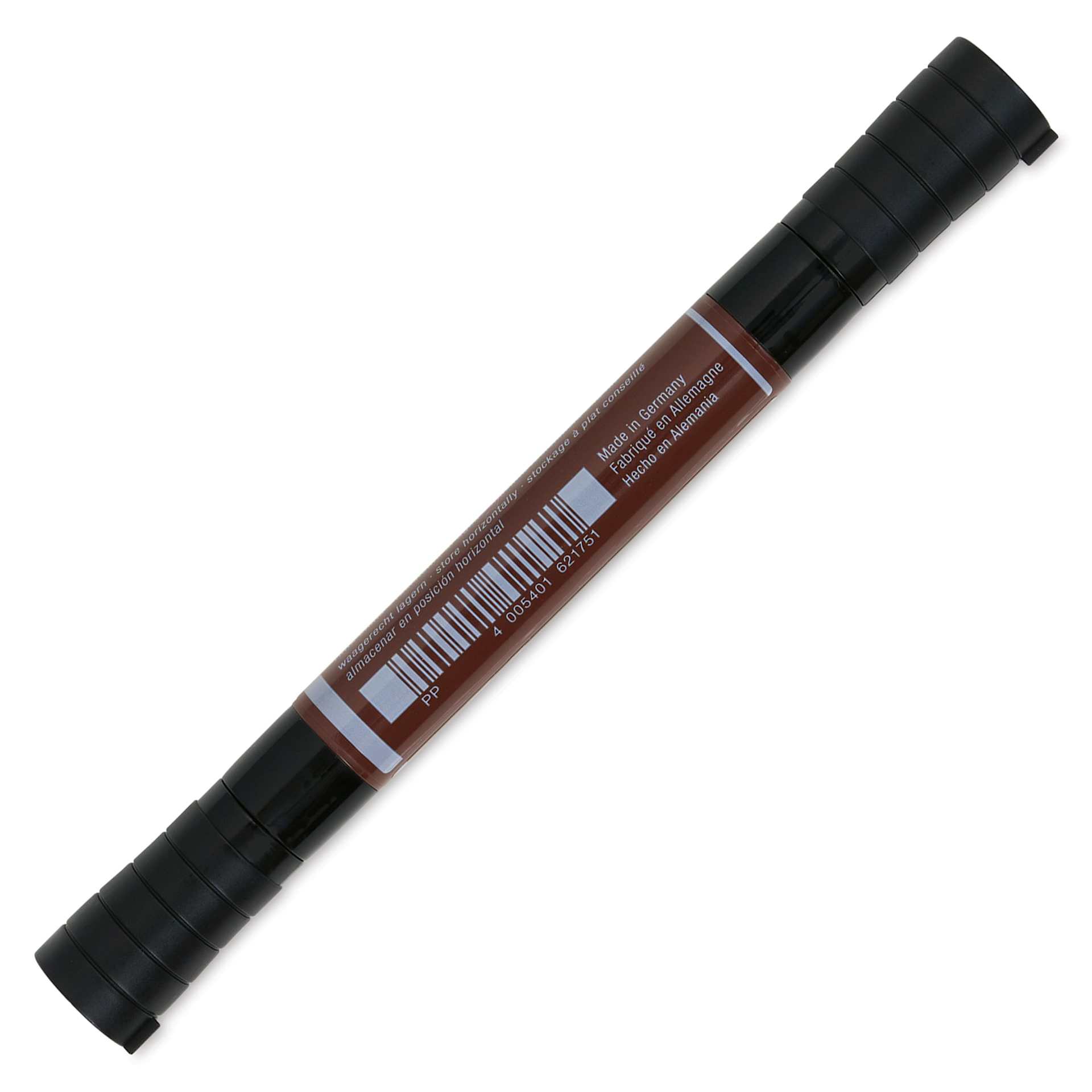 Faber-Castell Pitt Artist Pen Dual Tip Marker - Dark Sepia 175 back of marker