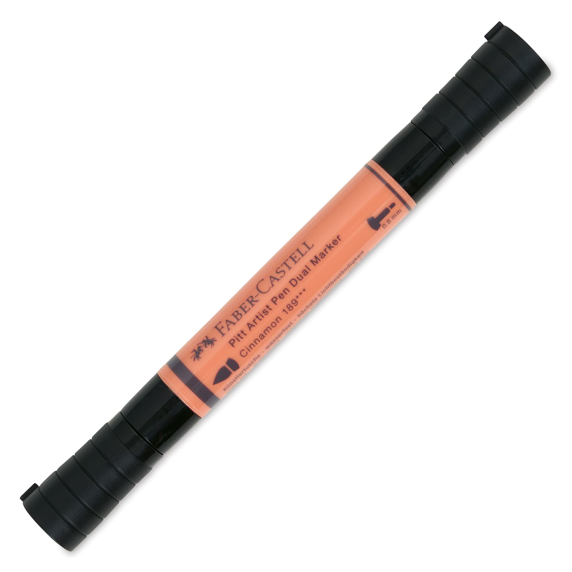 Faber-Castell Pitt Artist Pen Dual Tip Marker - Cinnamon 189 front of marker
