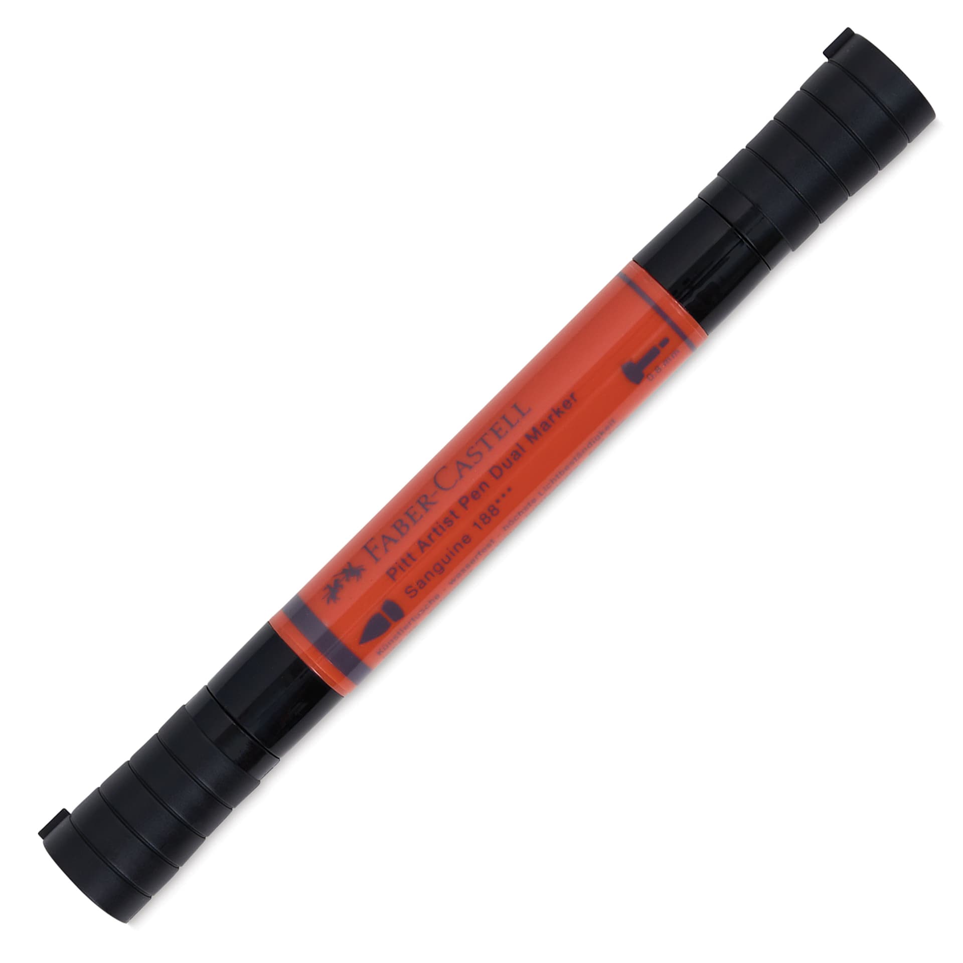 Faber-Castell Pitt Artist Pen Dual Tip Marker - Sanguine 188 front of marker