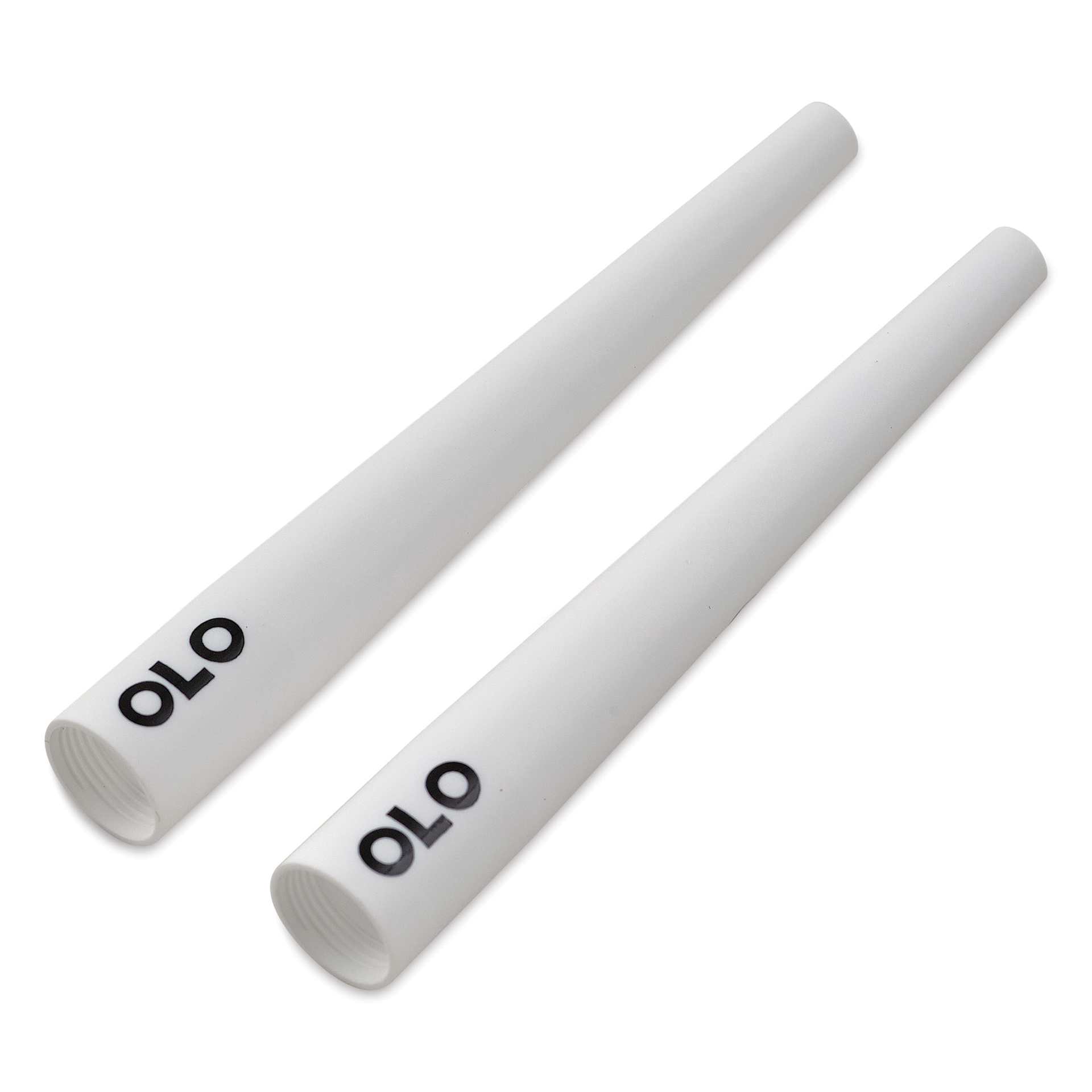Olo Brush Handles - White, Pkg of 2