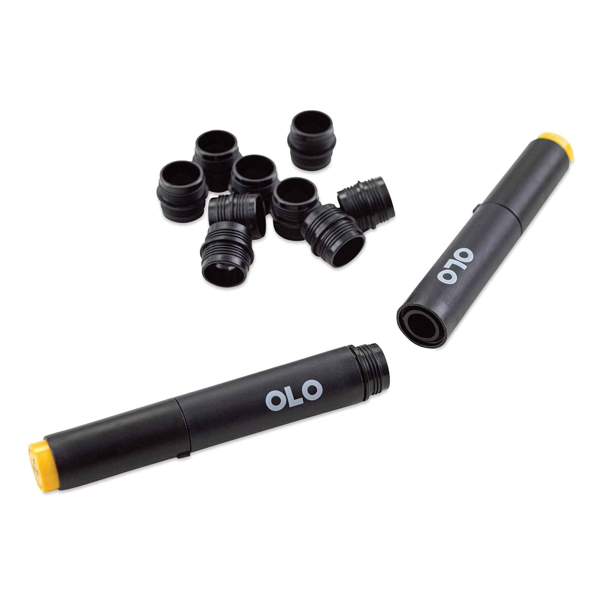 Olo Connector Rings - Black connected to one half of marker pair