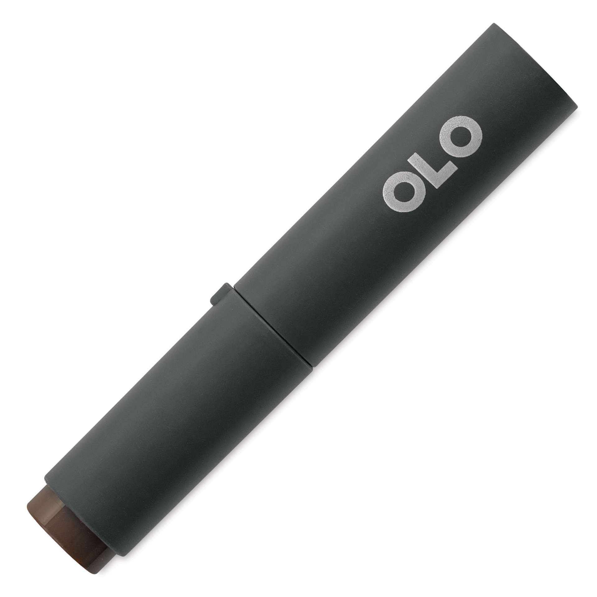Olo Chisel Tip Half-Marker - O7.8 Smokey Quartz - with cap on