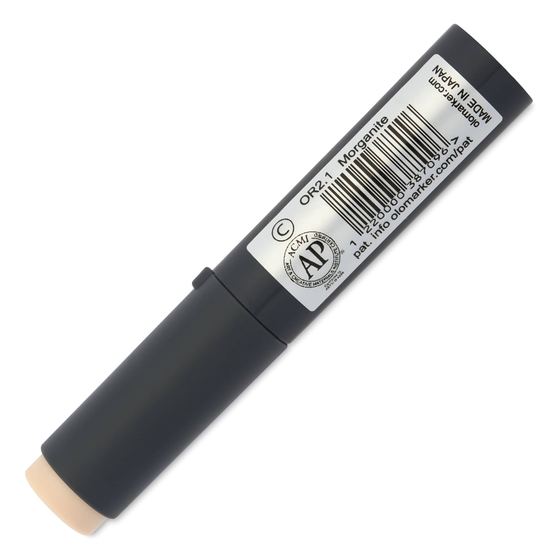 Olo Chisel-Tip Half Marker - OR2.1 Morganite - back of marker