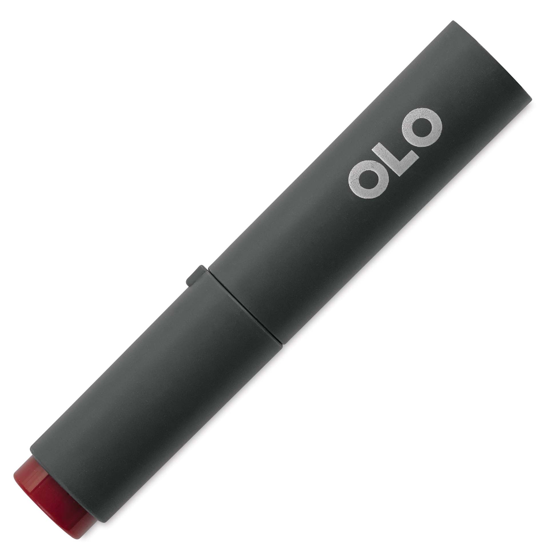 Olo Chisel-Tip Half Marker - R1.7 Carmine with cap on