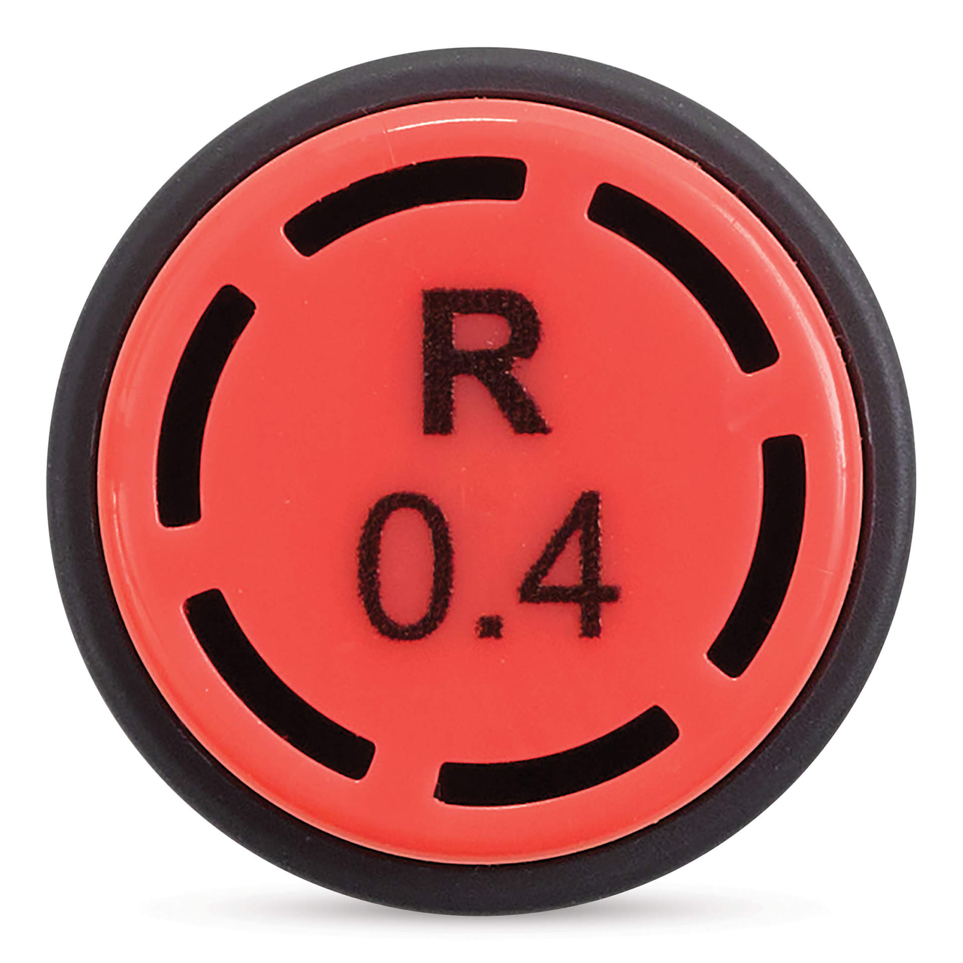 Olo Chisel Half-Marker Replacement - R0.4 Red Grapefruit end of cap