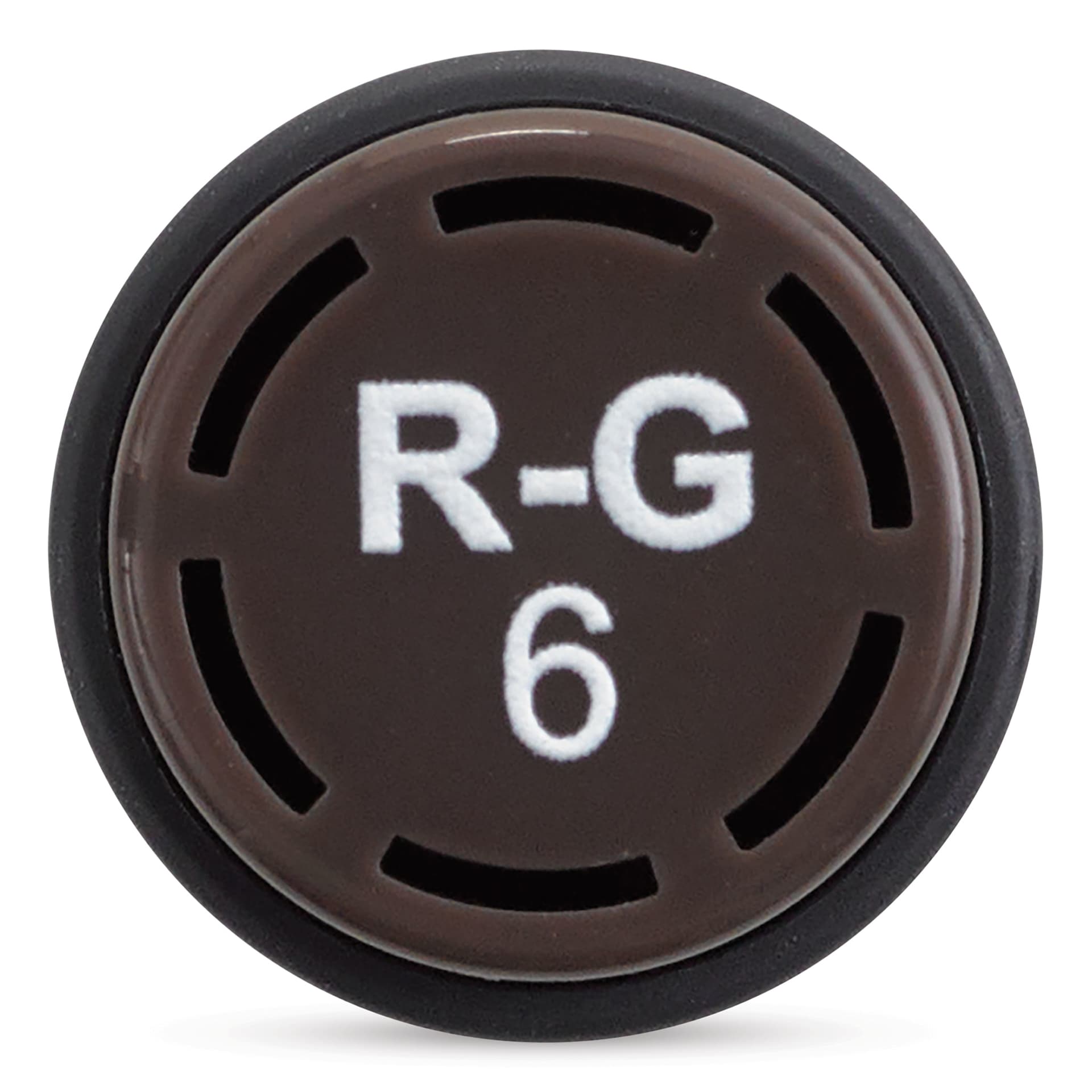 Olo Chisel Tip Half-Marker - RG6 Red Gray 6 - end of cap