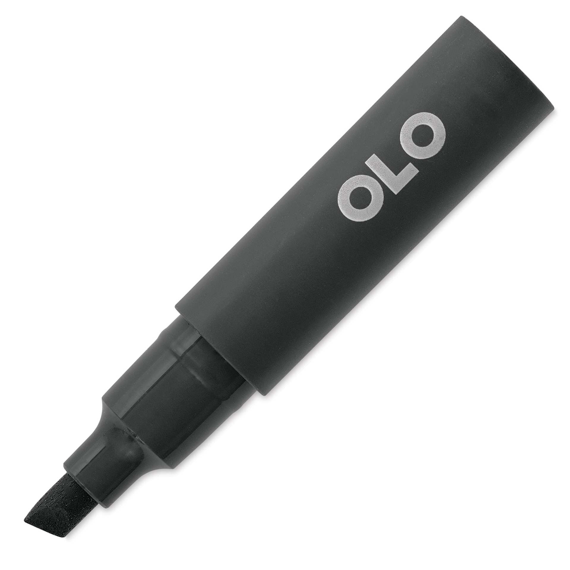 Olo Chisel Tip Half-Marker - RG7 Red Gray 7 with cap off
