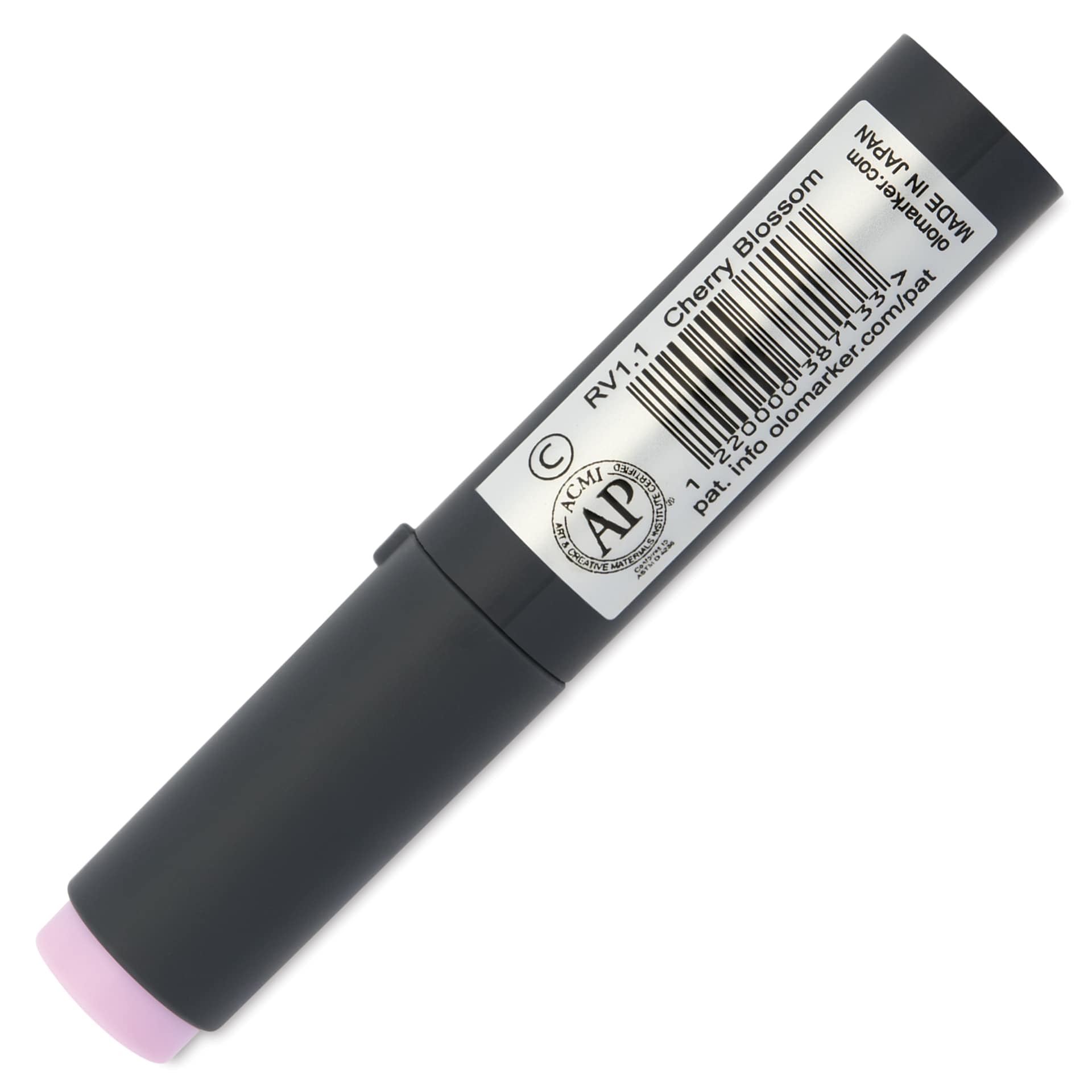 Olo Chisel-Tip Half Marker - RV1.1 Cherry Blossom - back of marker
