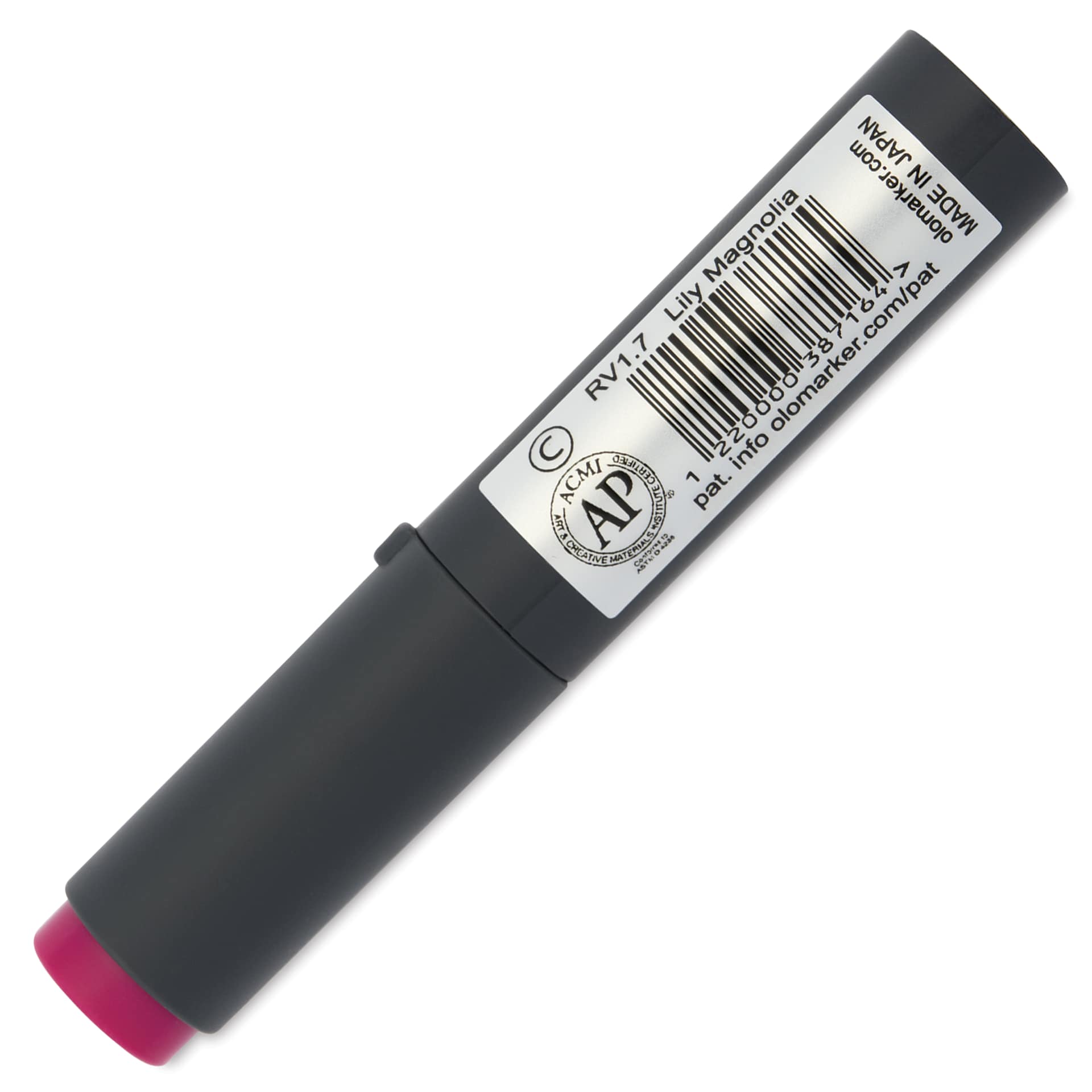 Olo Chisel-Tip Half Marker - RV1.7 Lily Magnolia - back of marker