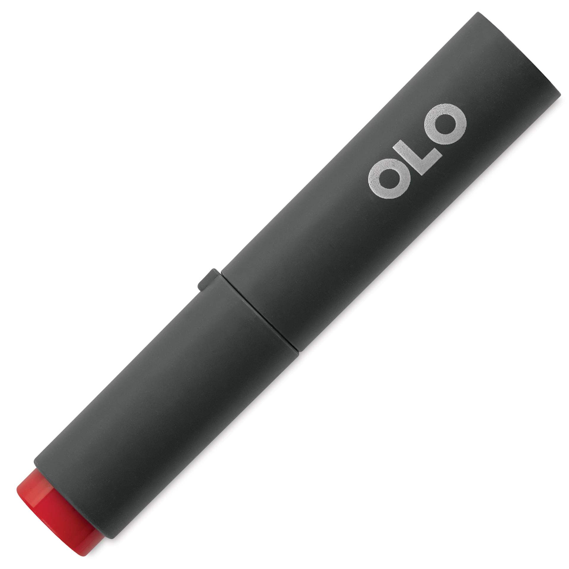 Olo Chisel-Tip Half Marker - R1.5 Lingonberry with cap on