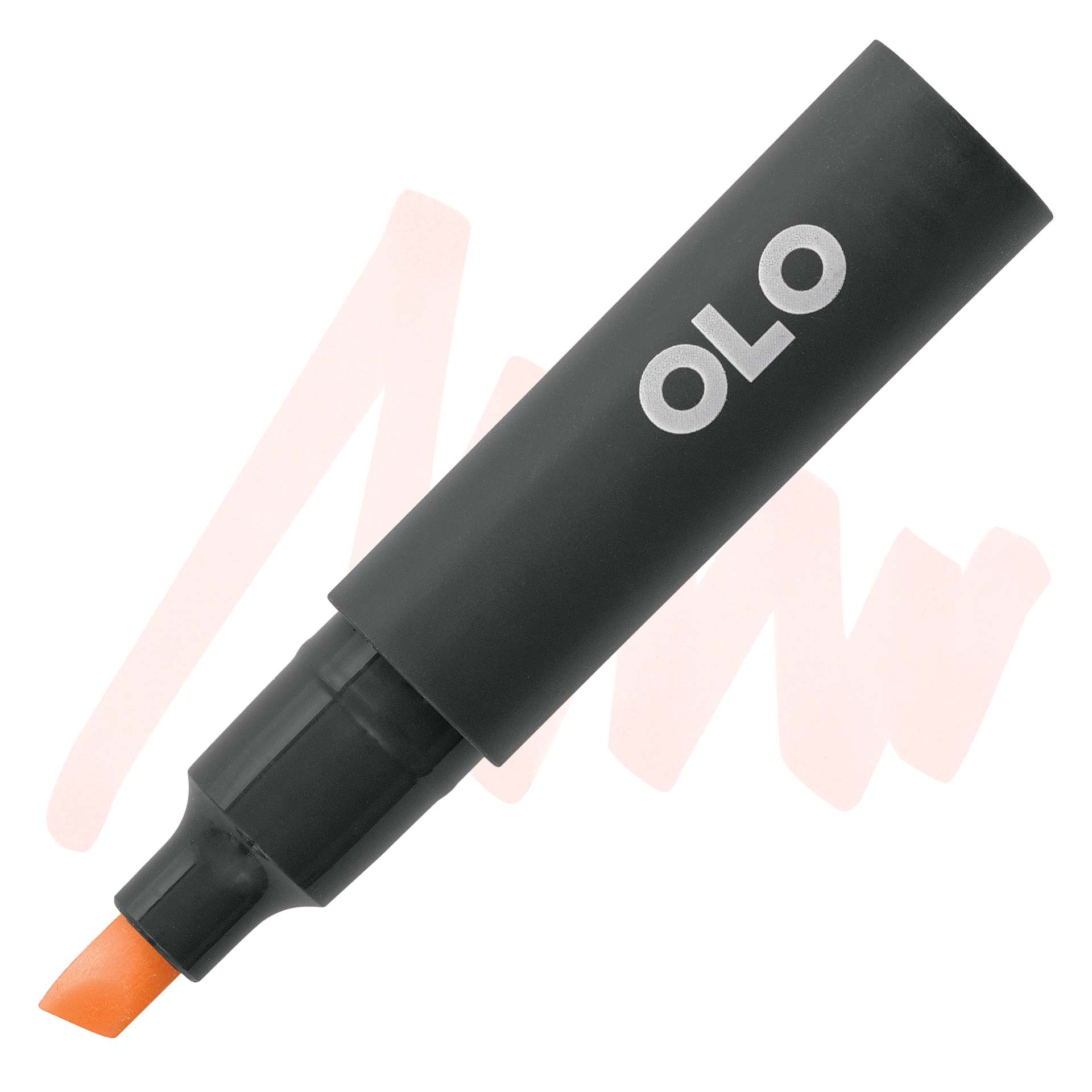 Olo Chisel Tip Half-Marker - OR2.0 Scallop - Marker and Swatch