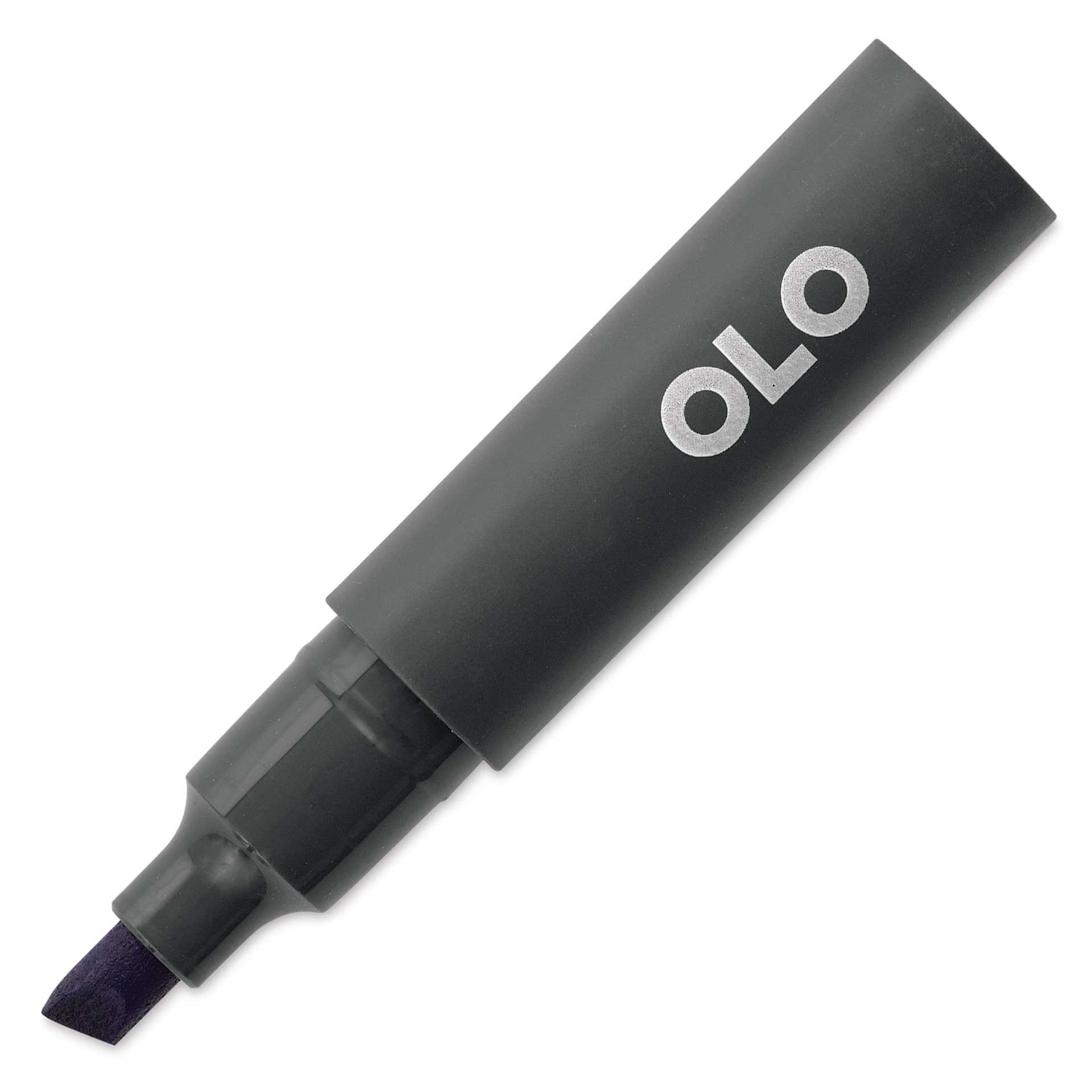 Olo Chisel Tip Half-Marker - B0.7 Ultramarine  -with cap off
