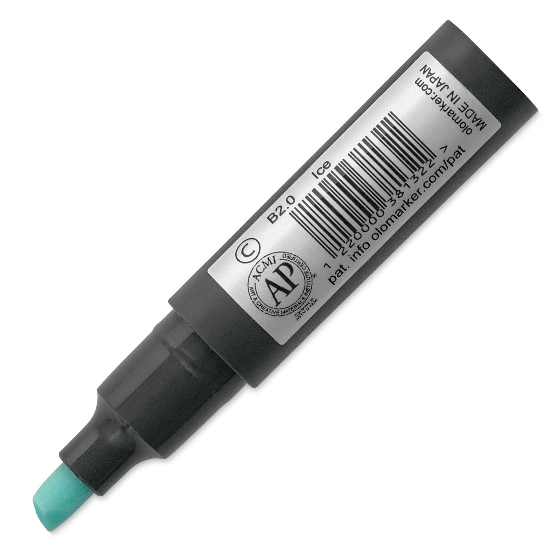 Olo Chisel-Tip Half Marker - B2.0 Ice back of marker