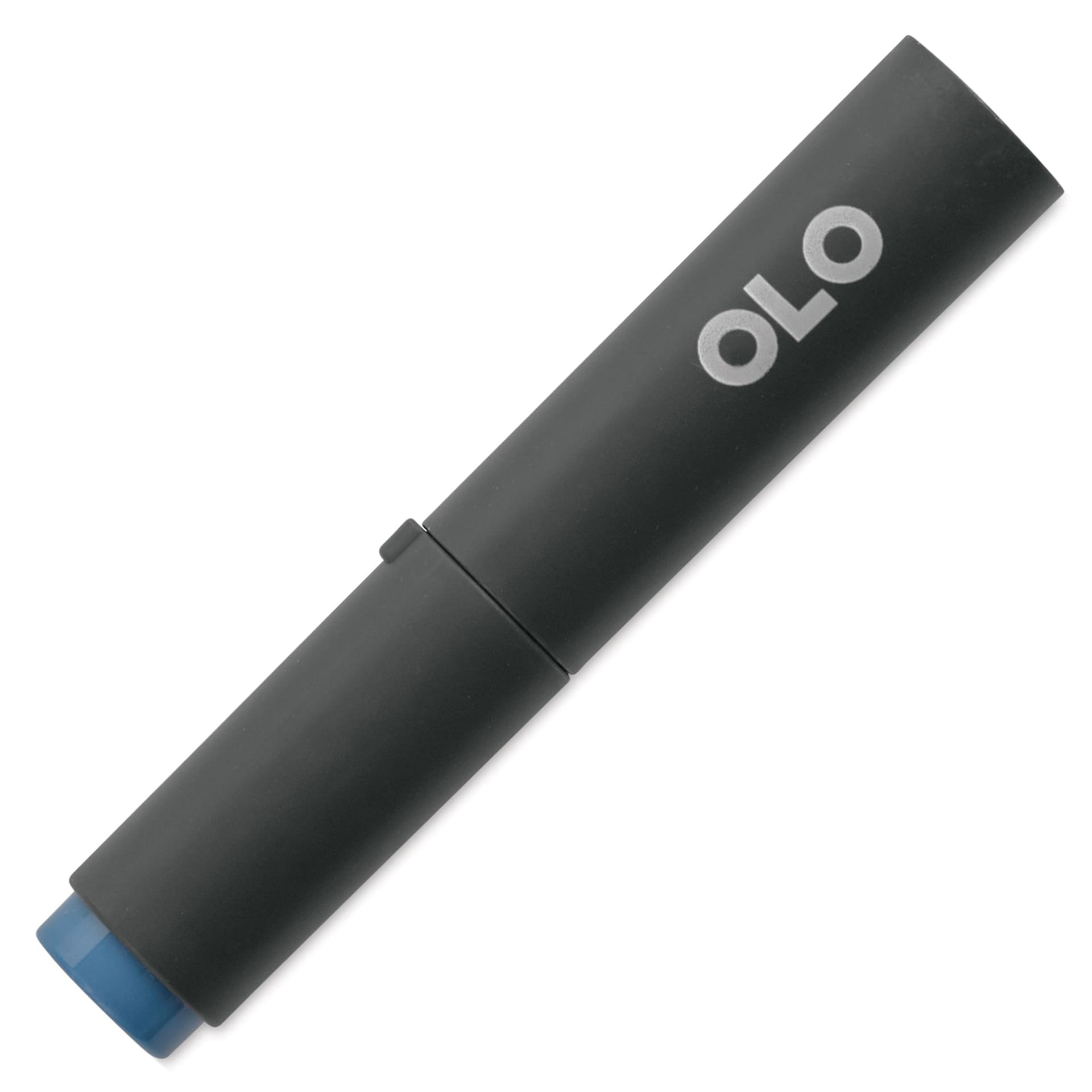 Olo Chisel-Tip Half Marker - B4.6 Blueberry with cap on