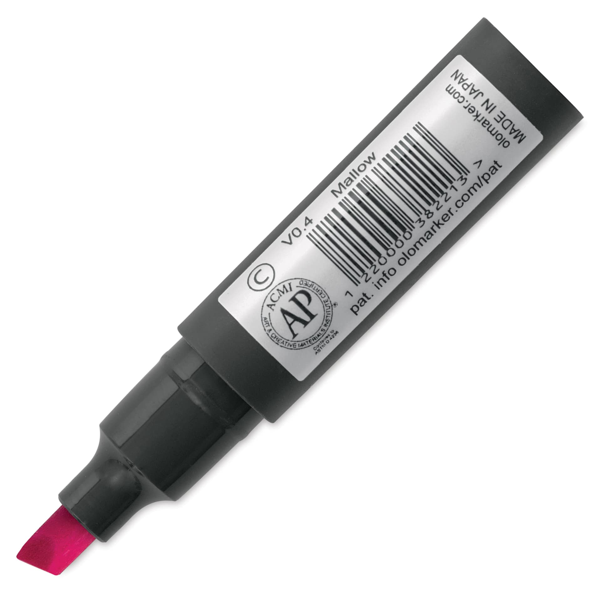 Olo Chisel-Tip Half Marker - V0.4 Mallow back of marker
