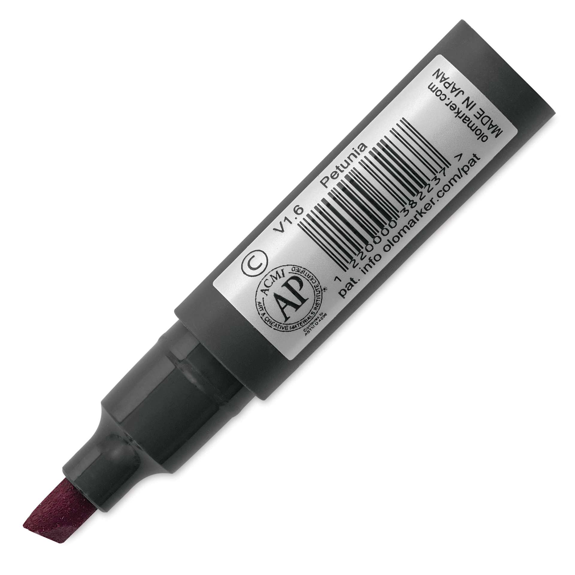 Olo Chisel Tip Half-Marker - V1.6 Petunia back of marker
