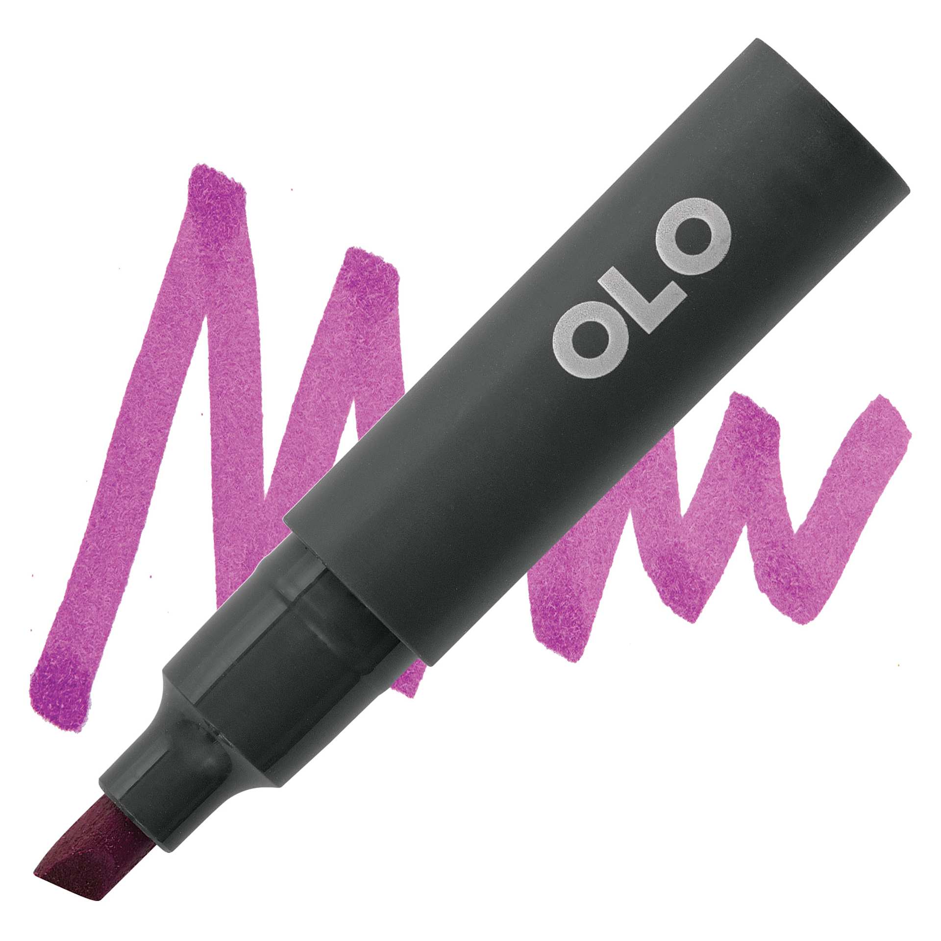 Olo Chisel Tip Half-Marker - V1.6 Petunia marker and swatch