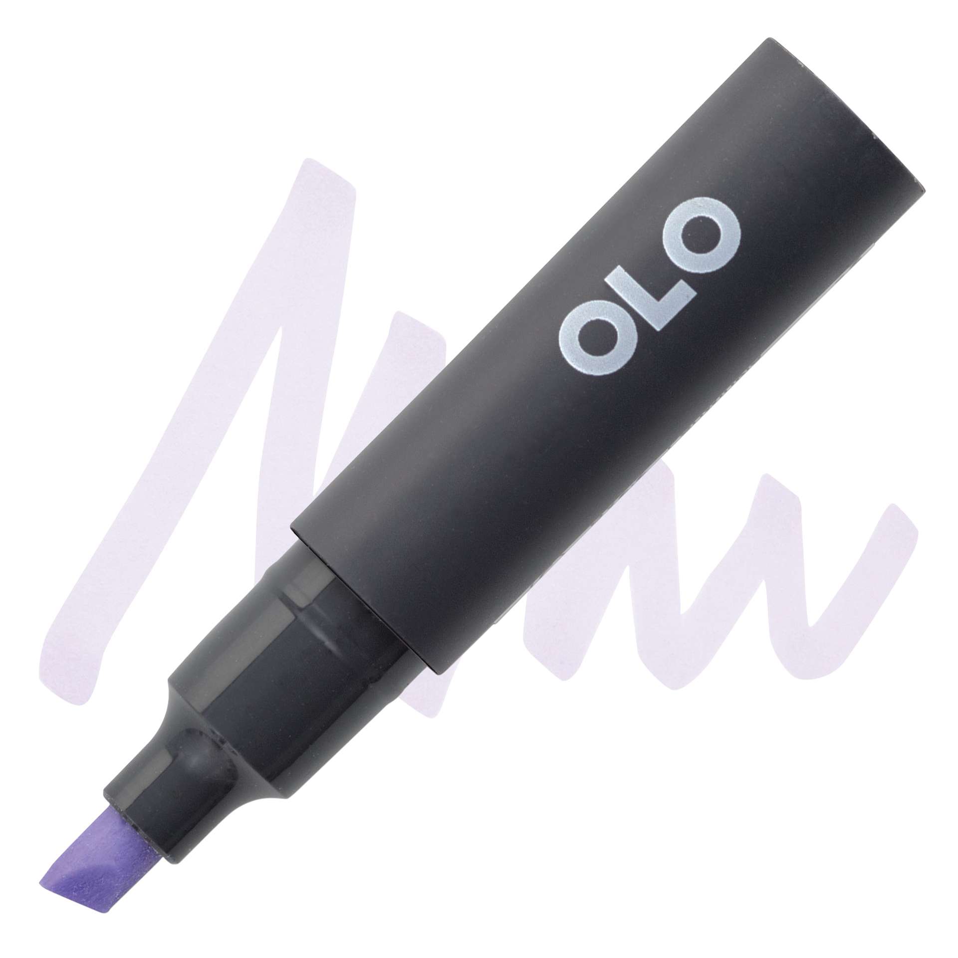Olo Chisel Tip Half-Marker - BV2.2 Periwinkle marker and swatch