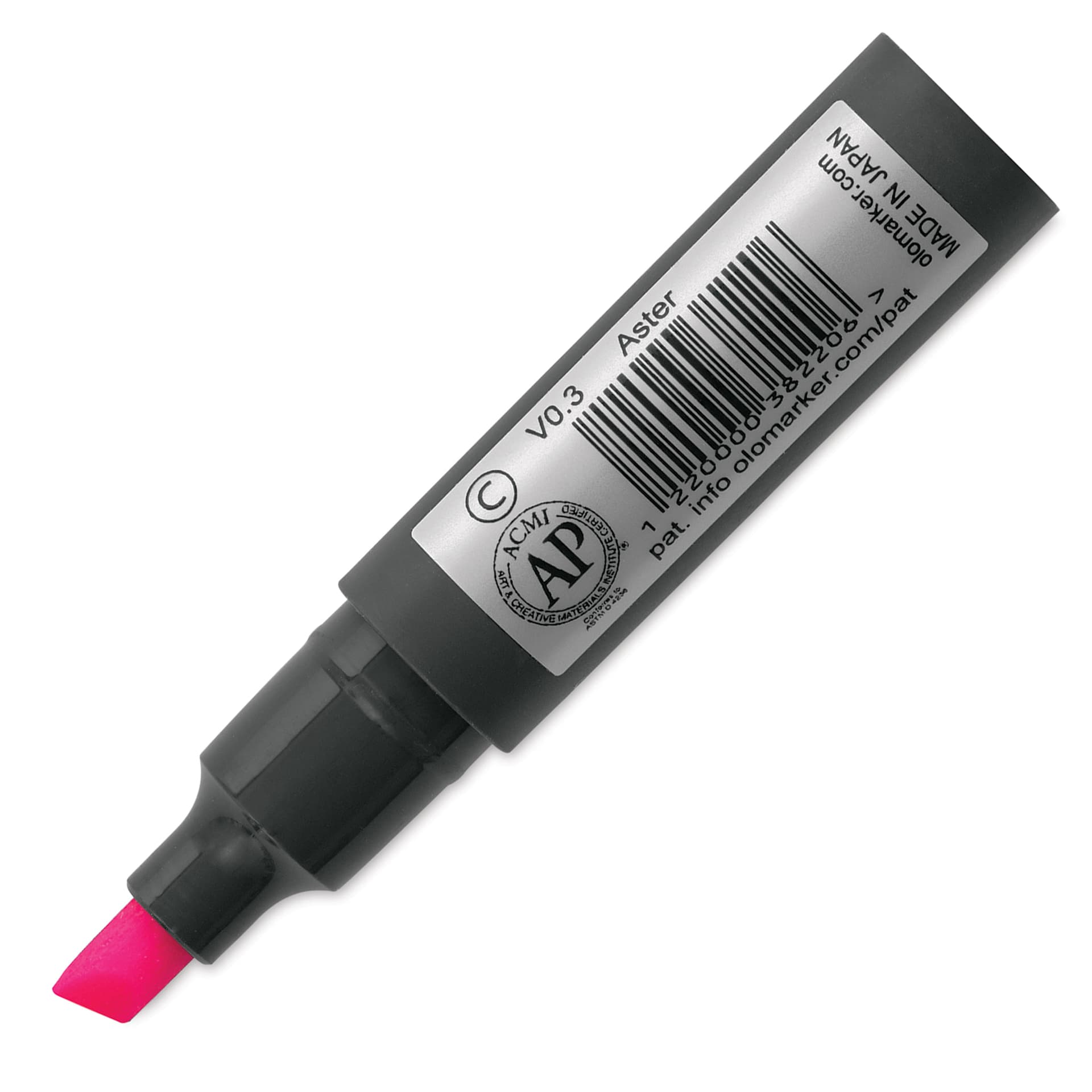 Olo Chisel-Tip Half Marker - V0.3 Aster back of marker
