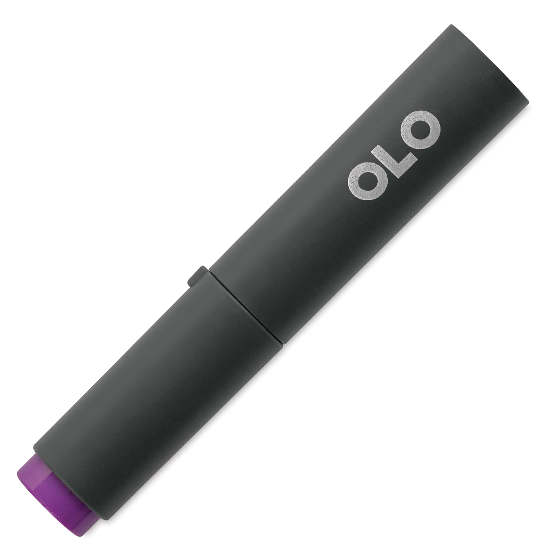 Olo Chisel Tip Half-Marker - V2.6 Royal Purple with cap on
