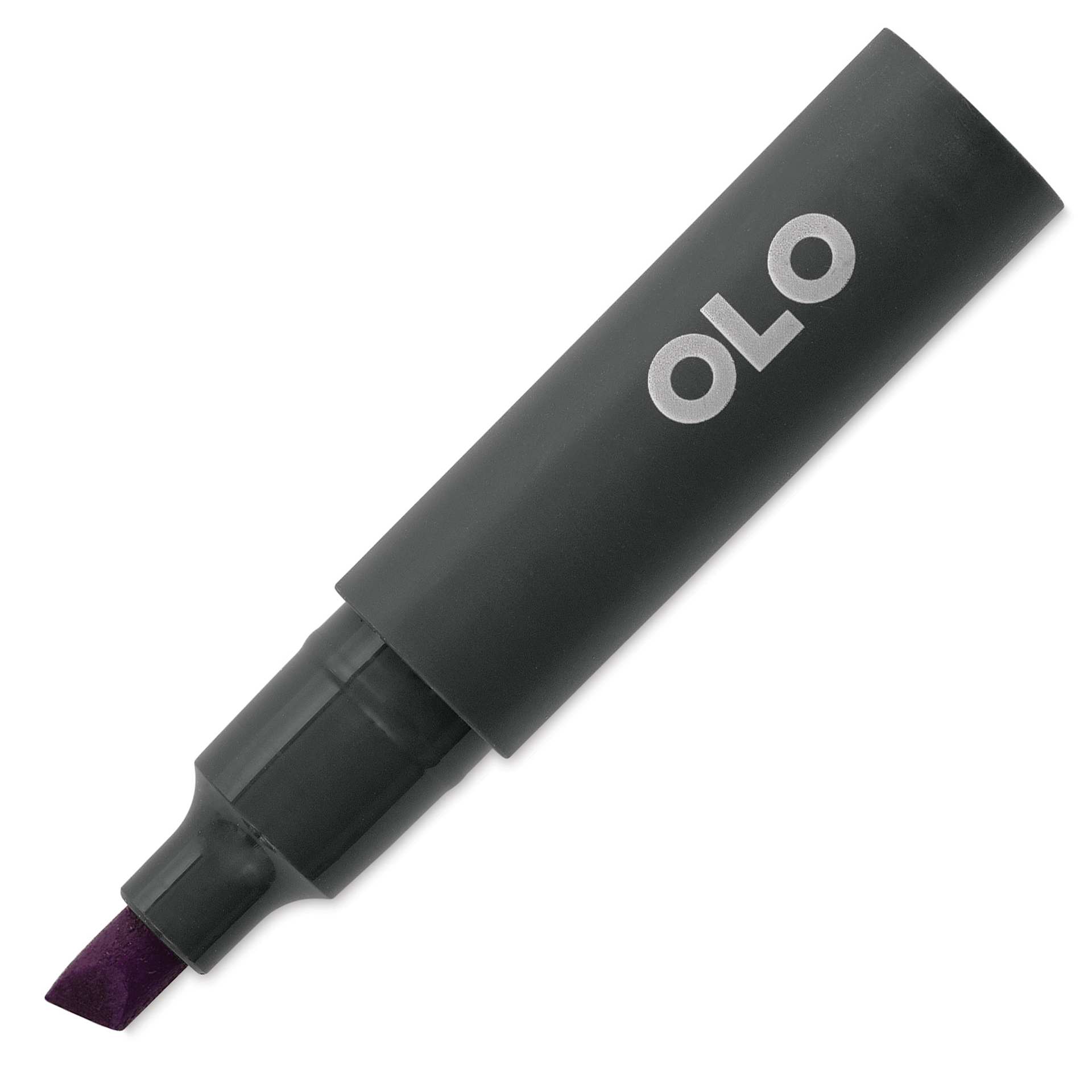 Olo Chisel Tip Half-Marker - V2.6 Royal Purple with cap off