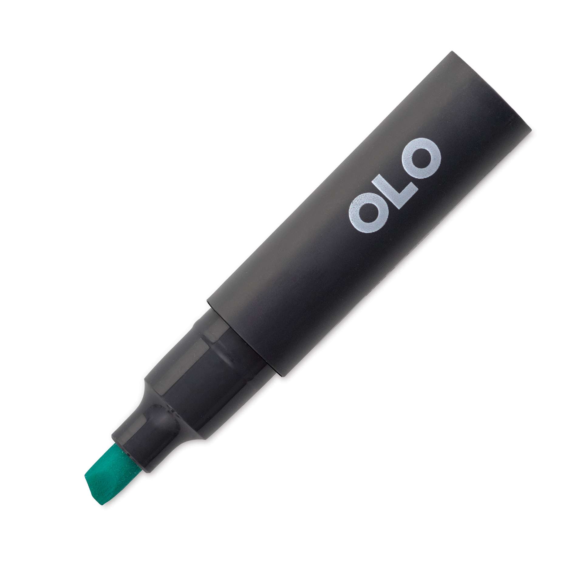 Olo Chisel-Tip Half Marker - BG2.3 Aqua Green with cap off