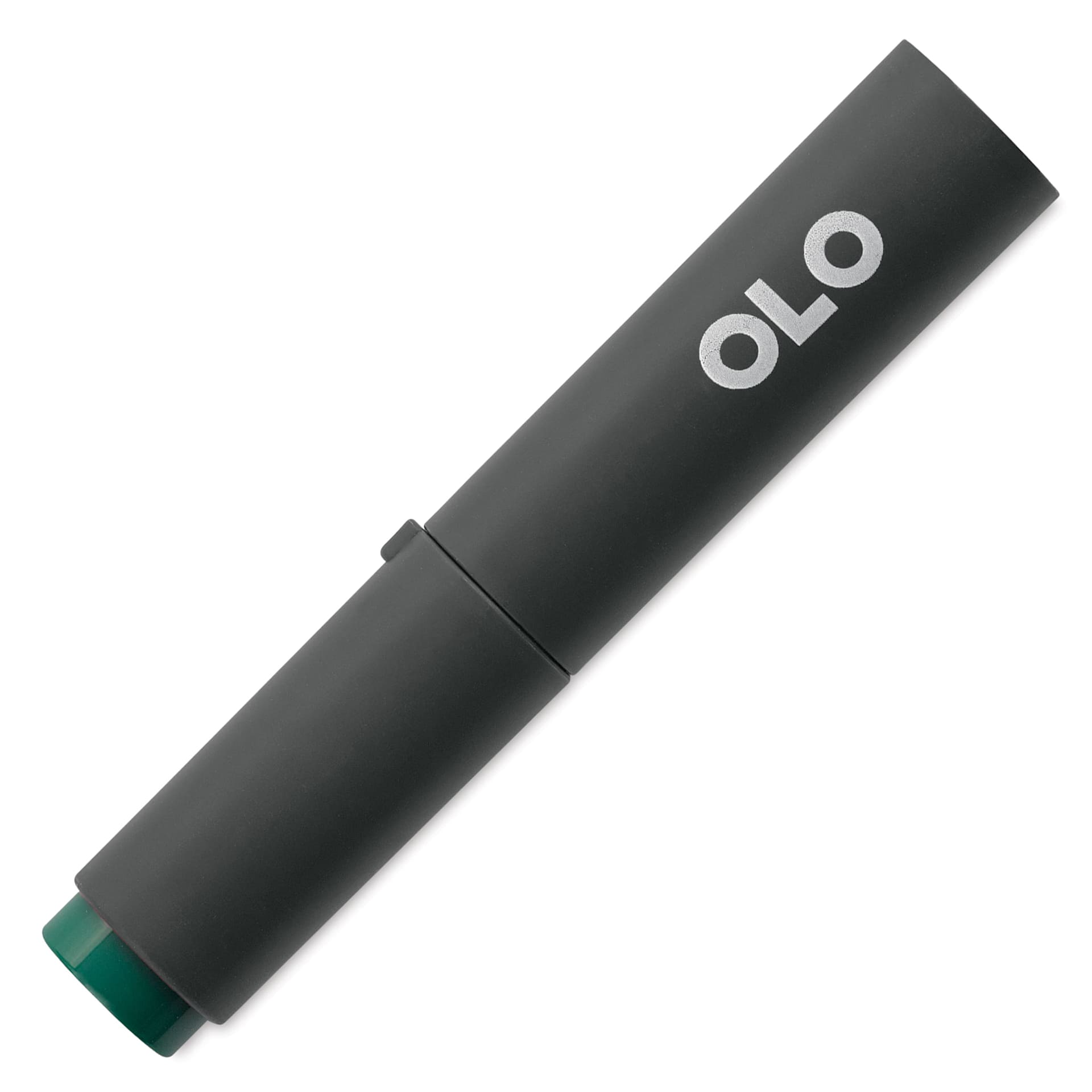 Olo Chisel-Tip Half Marker - G1.7 Evergreen with cap on