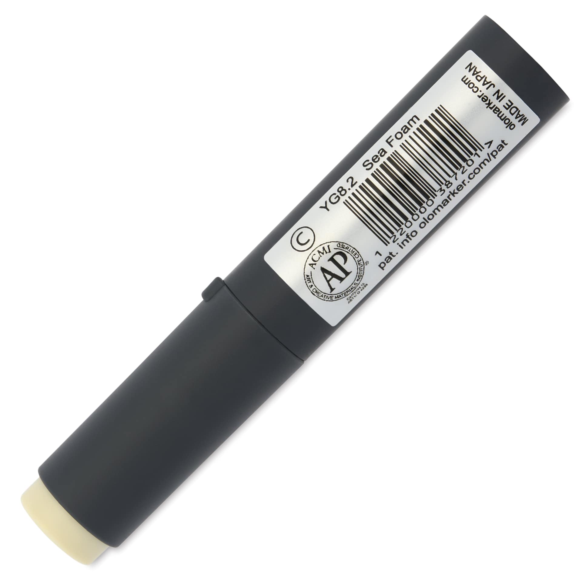 Olo Chisel-Tip Half Marker - YG8.2 Sea Foam - back of marker