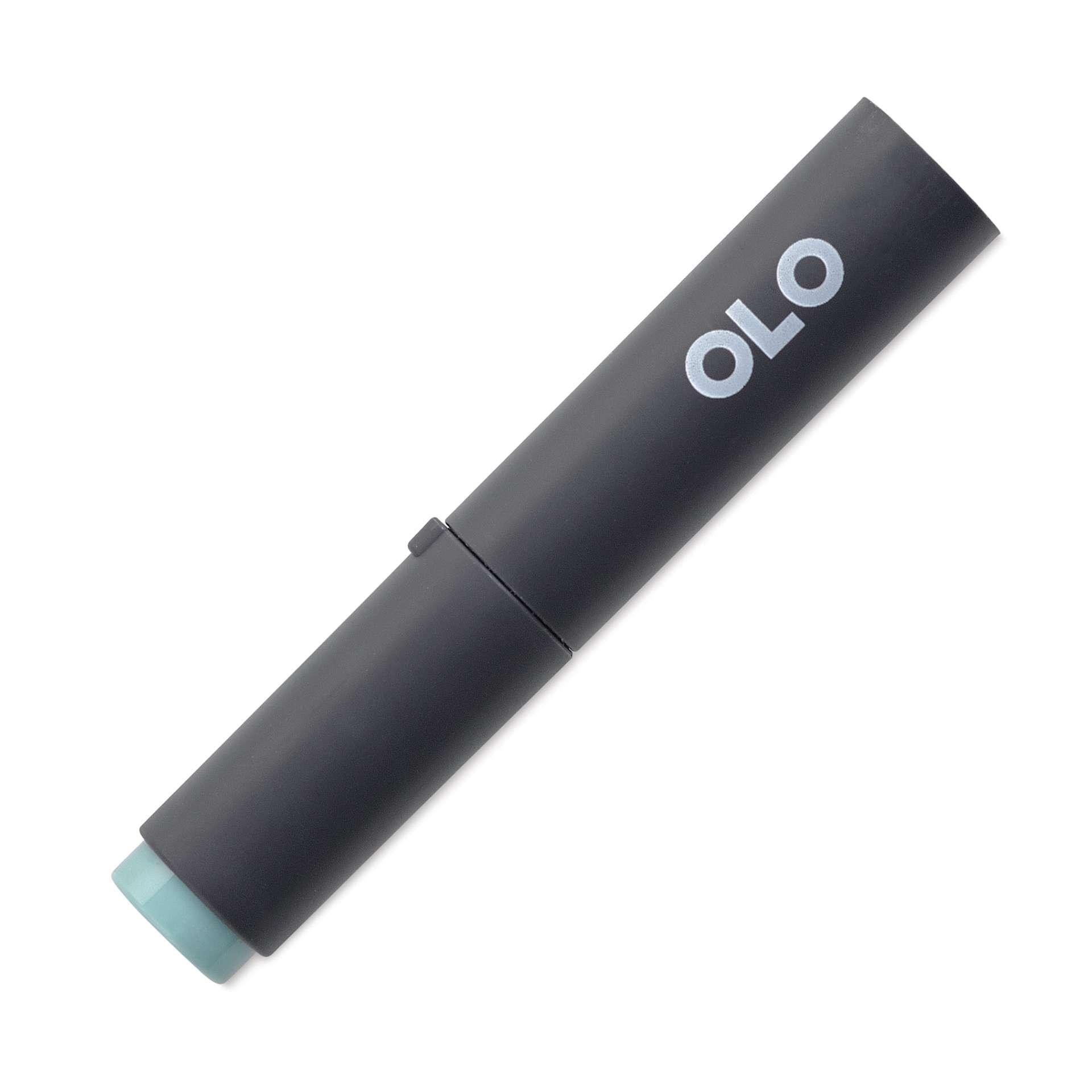 Olo Chisel Tip Half-Marker - BG7.2 Silver Jade - with cap on