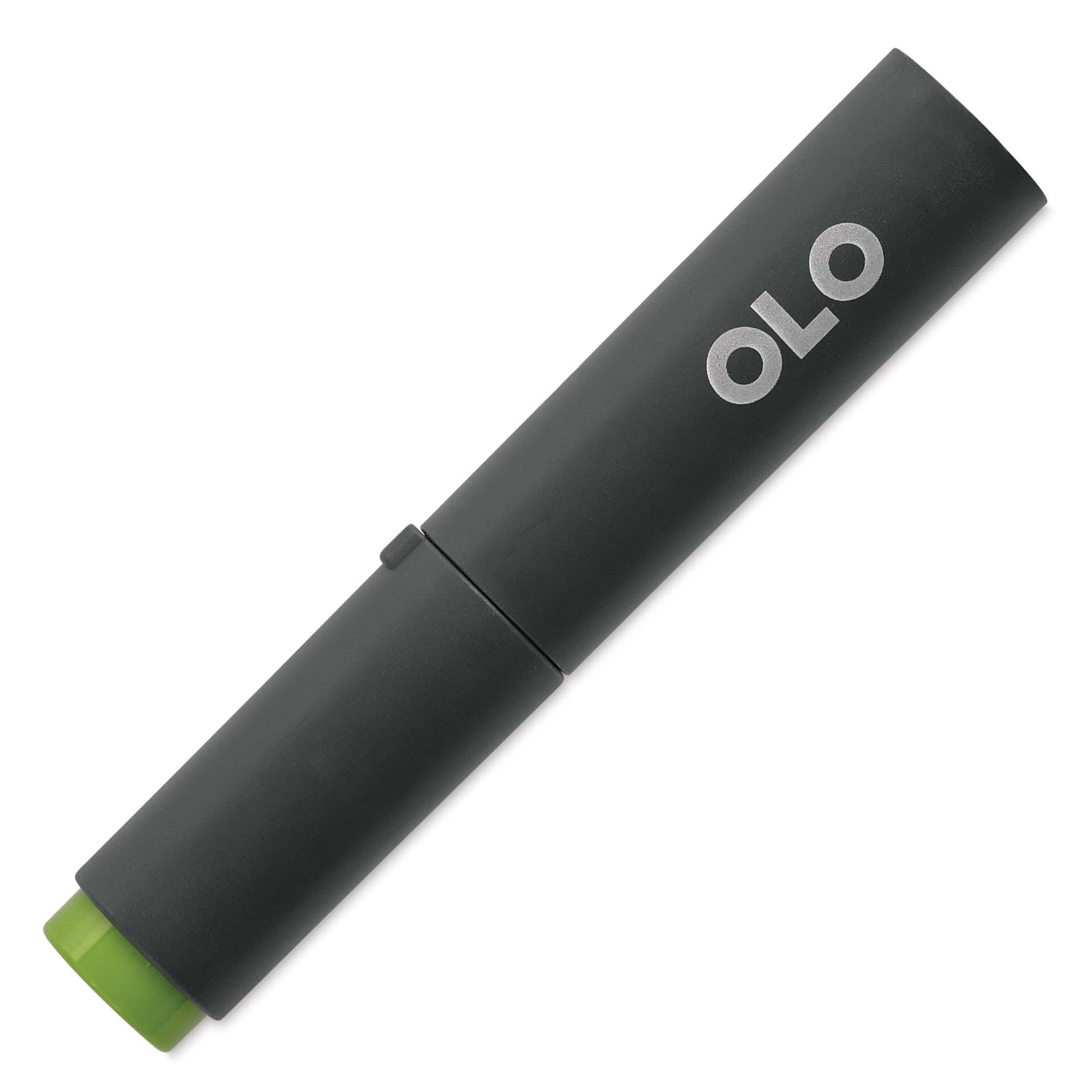 Olo Chisel-Tip Half Marker - YG2.5 Avocado with cap on