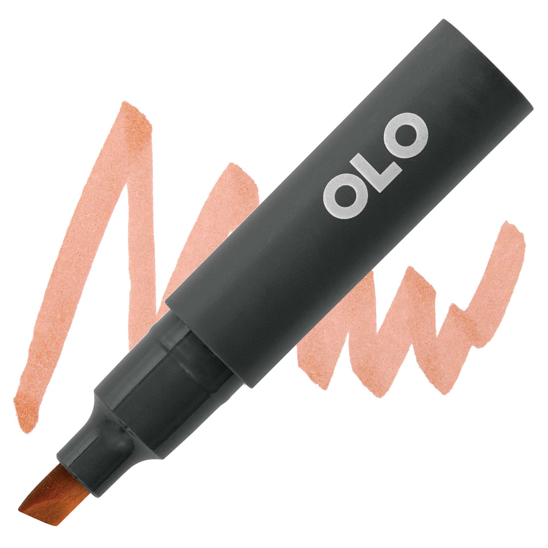 Olo Chisel-Tip Half Marker - OR3.4 Latte marker and swatch