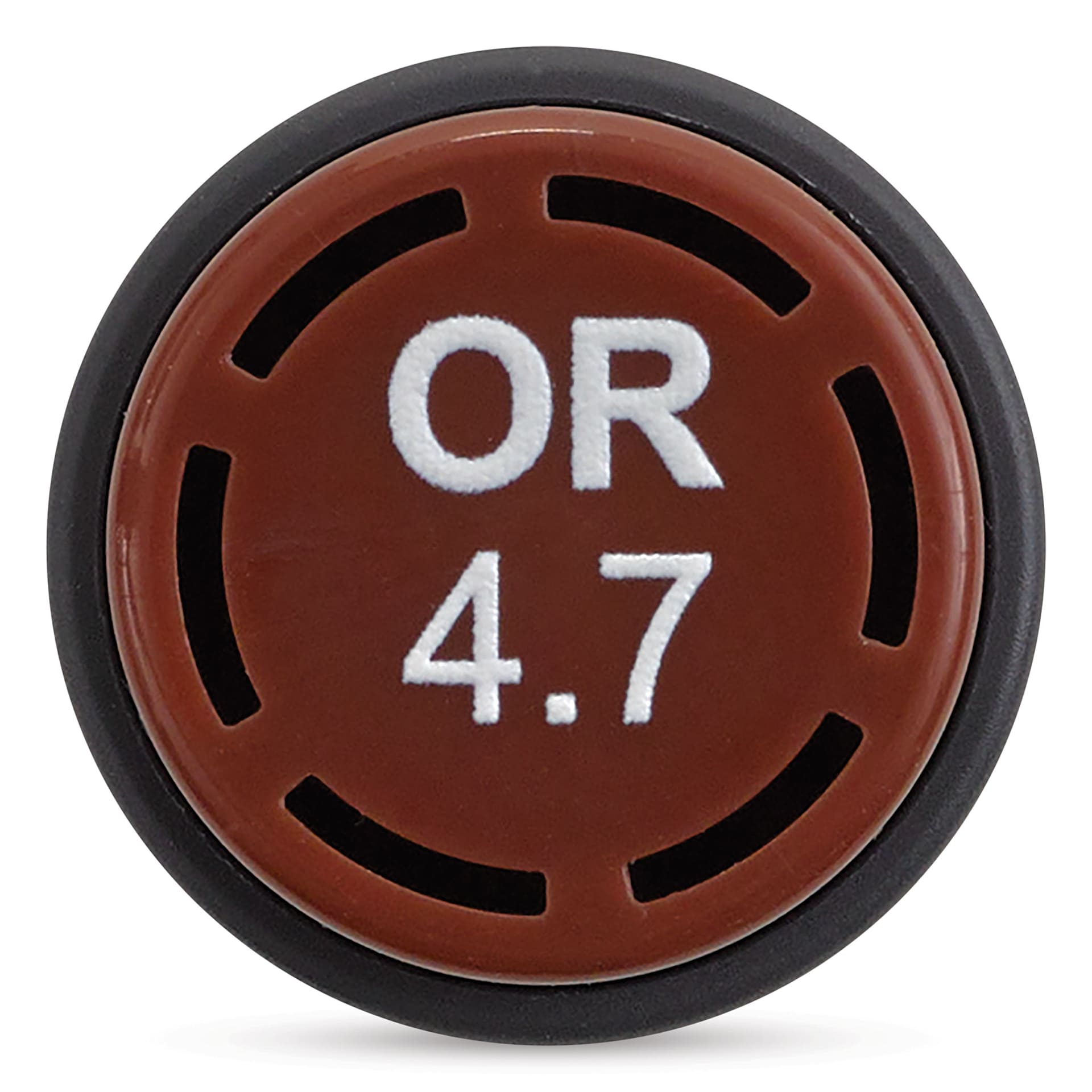 Olo Chisel-Tip Half Marker - OR4.7 Chocolate end of cap