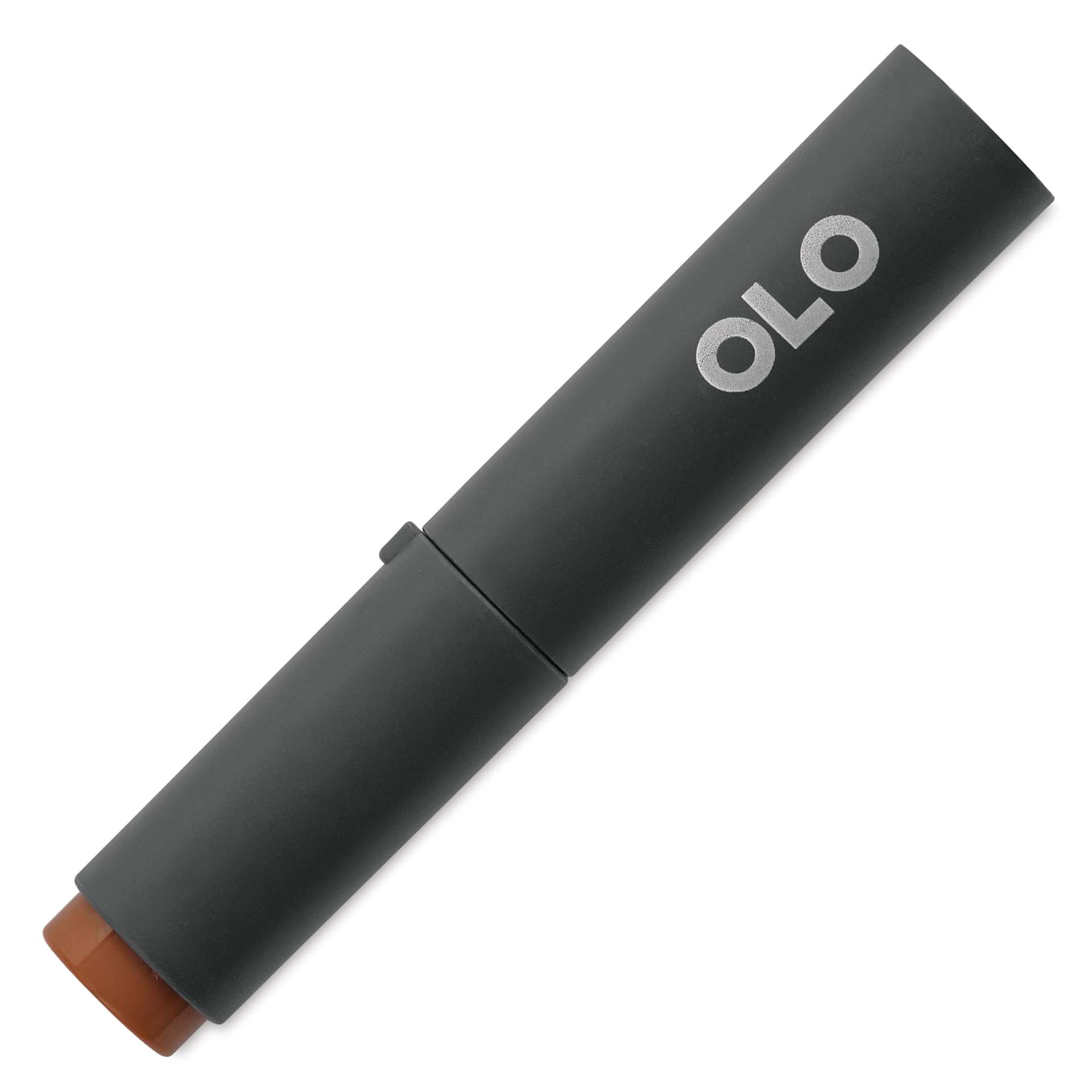 Olo Chisel-Tip Half Marker - OR7.6 Light Walnut with cap on