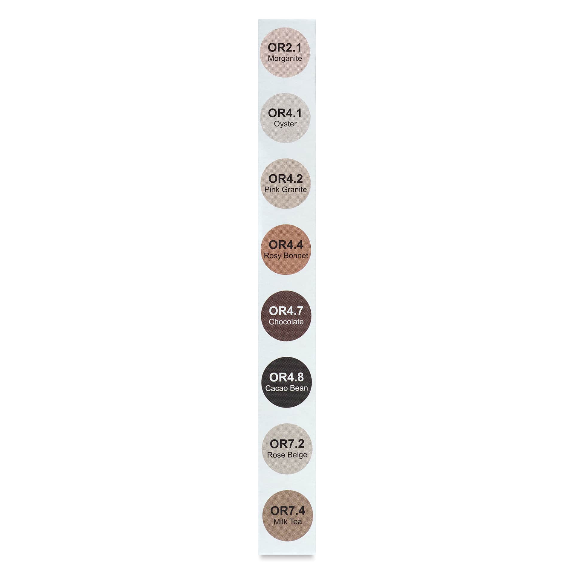 Olo Brush Dual-Tip Markers - Set of 8, Portrait colors with codes