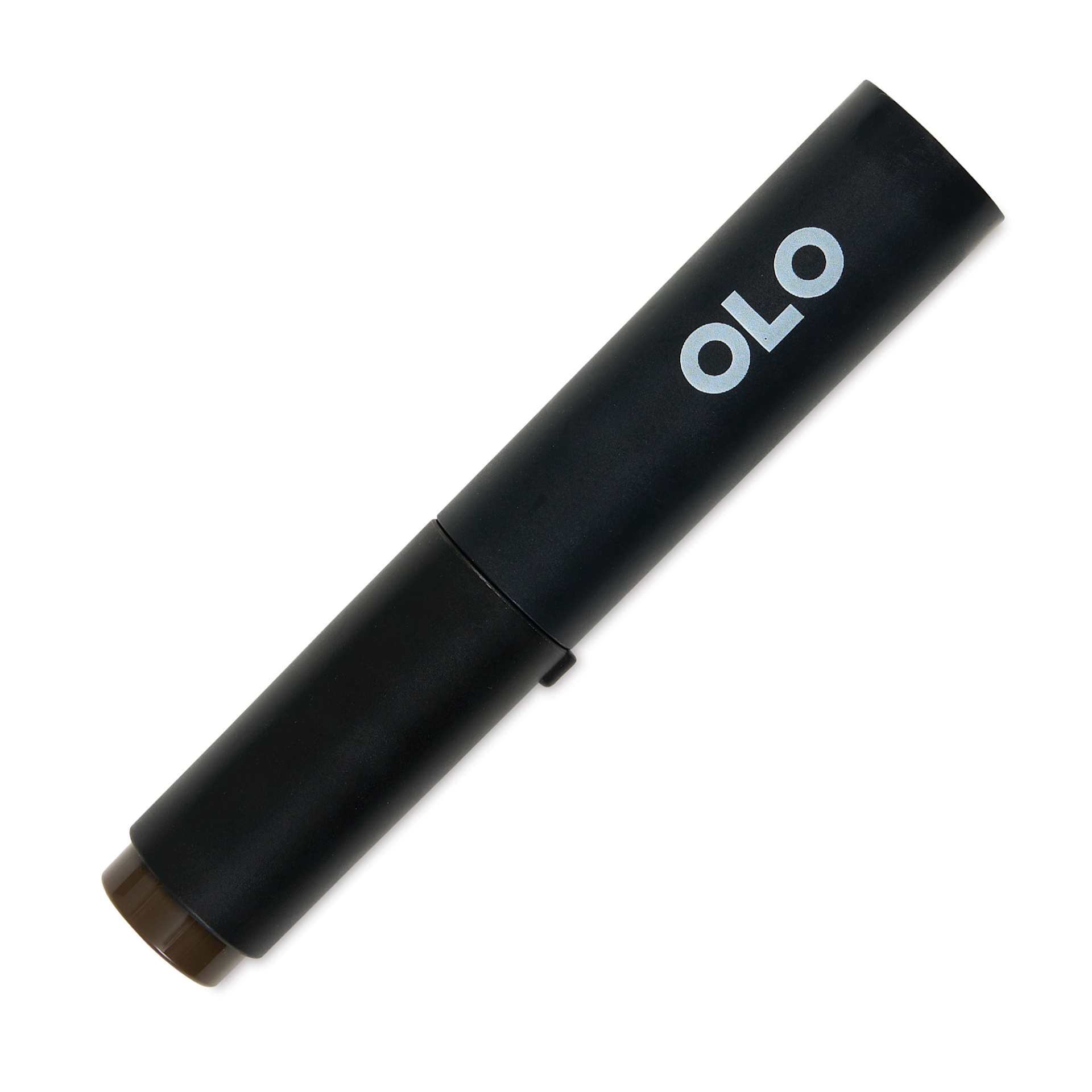 Olo Brush-Tip Half Marker - O7.8 Smokey Quartz with cap on
