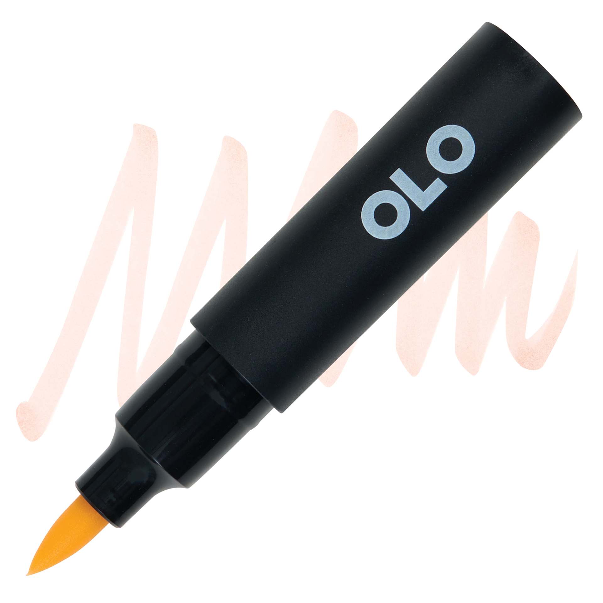 Olo Brush-Tip Half Marker -  OR1.1 Clam marker and swatch