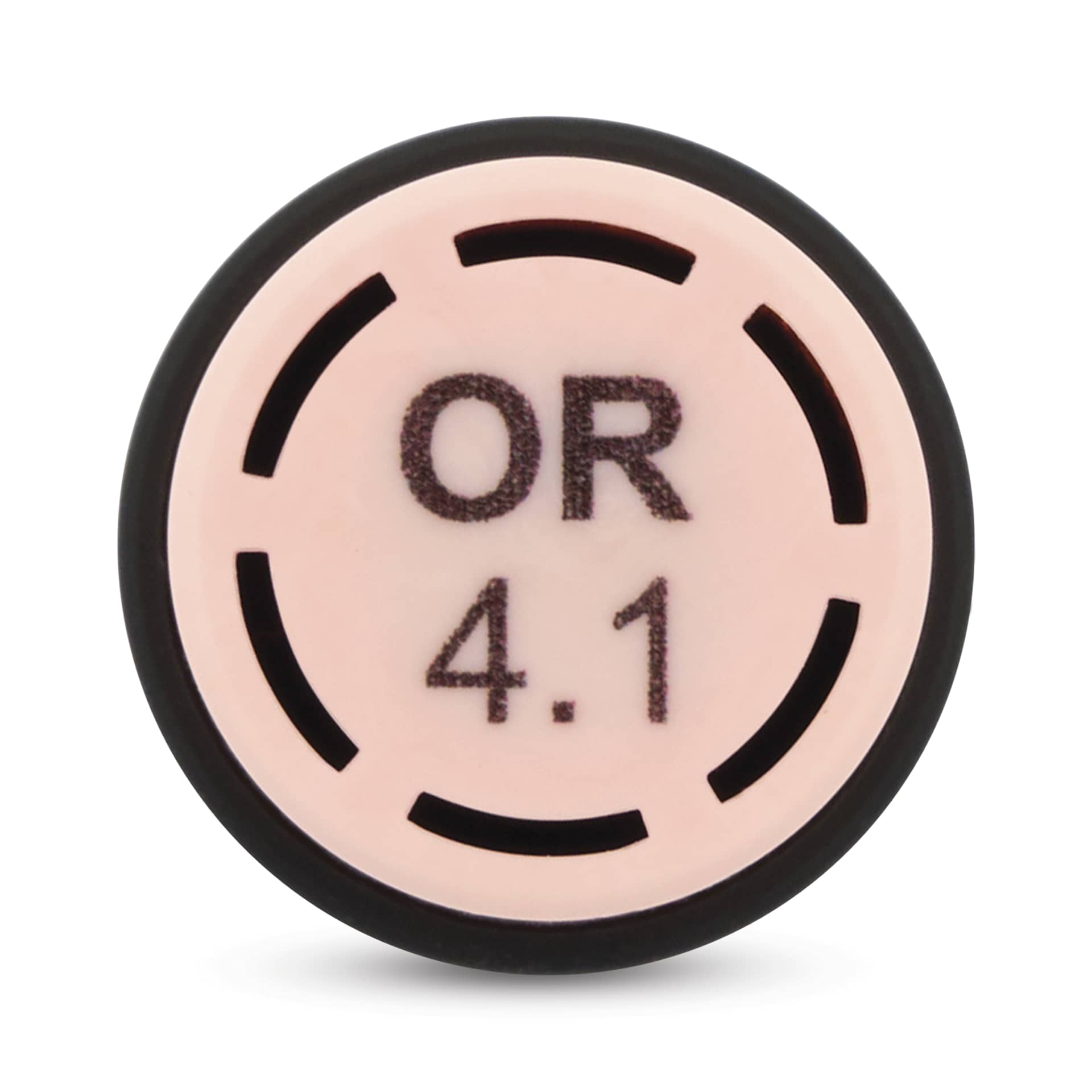Olo Brush-Tip Half Marker - OR4.1, Oyster - end of cap