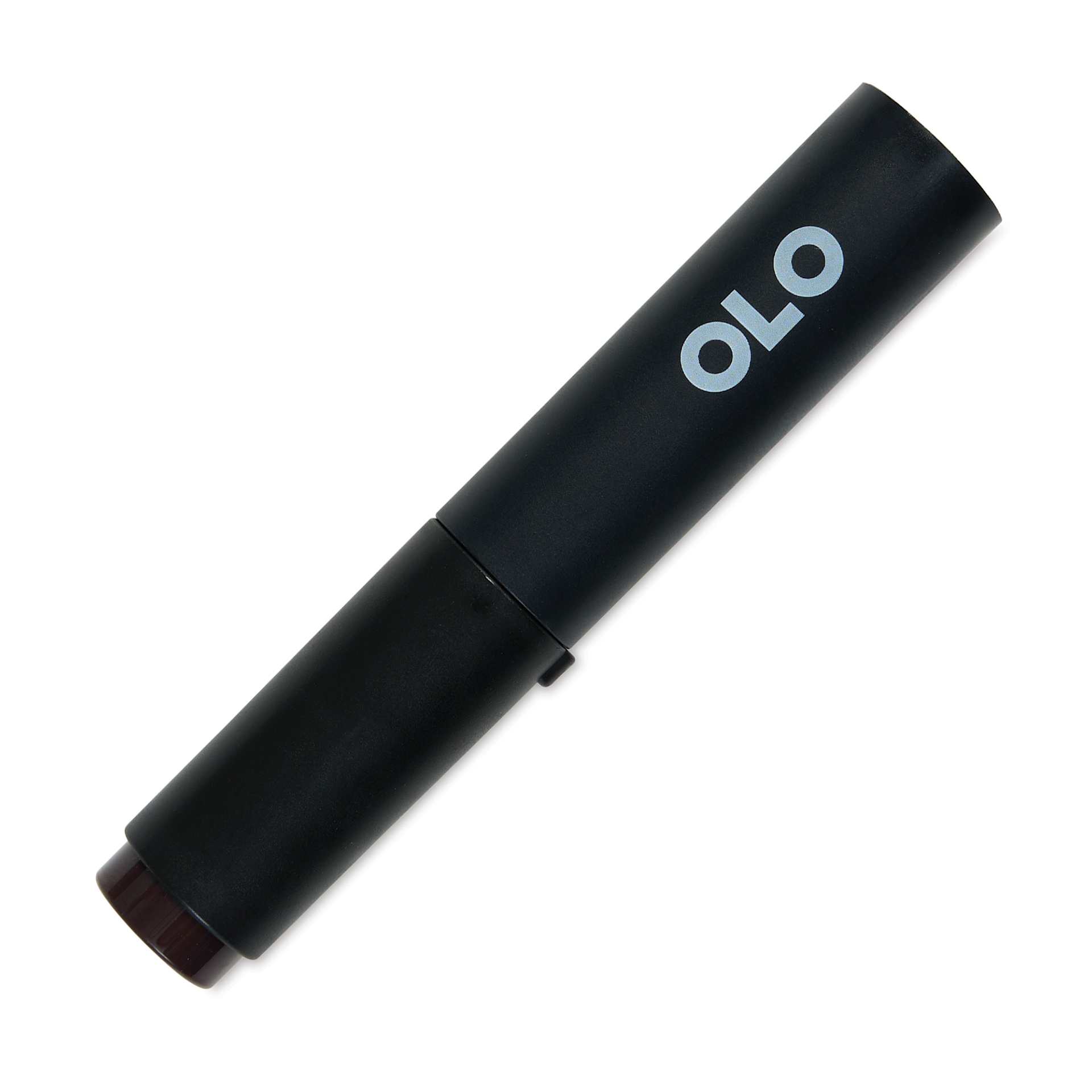 Olo Brush-Tip Half Marker - RK Red Black with cap on