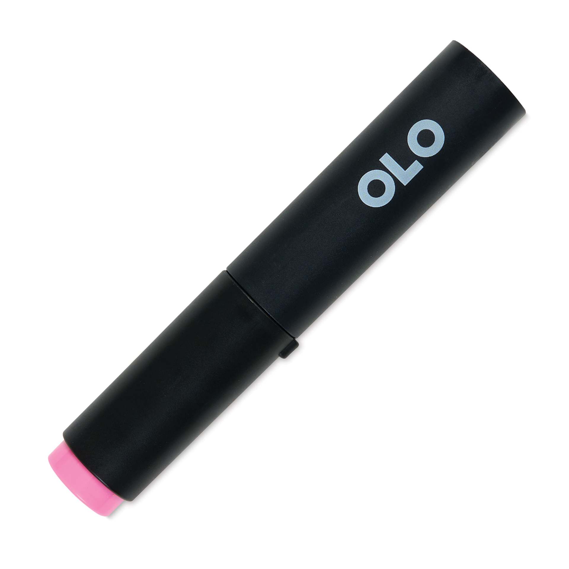 Olo Brush-Tip Half Marker - RV0.2 Bubble Gum front with cap on