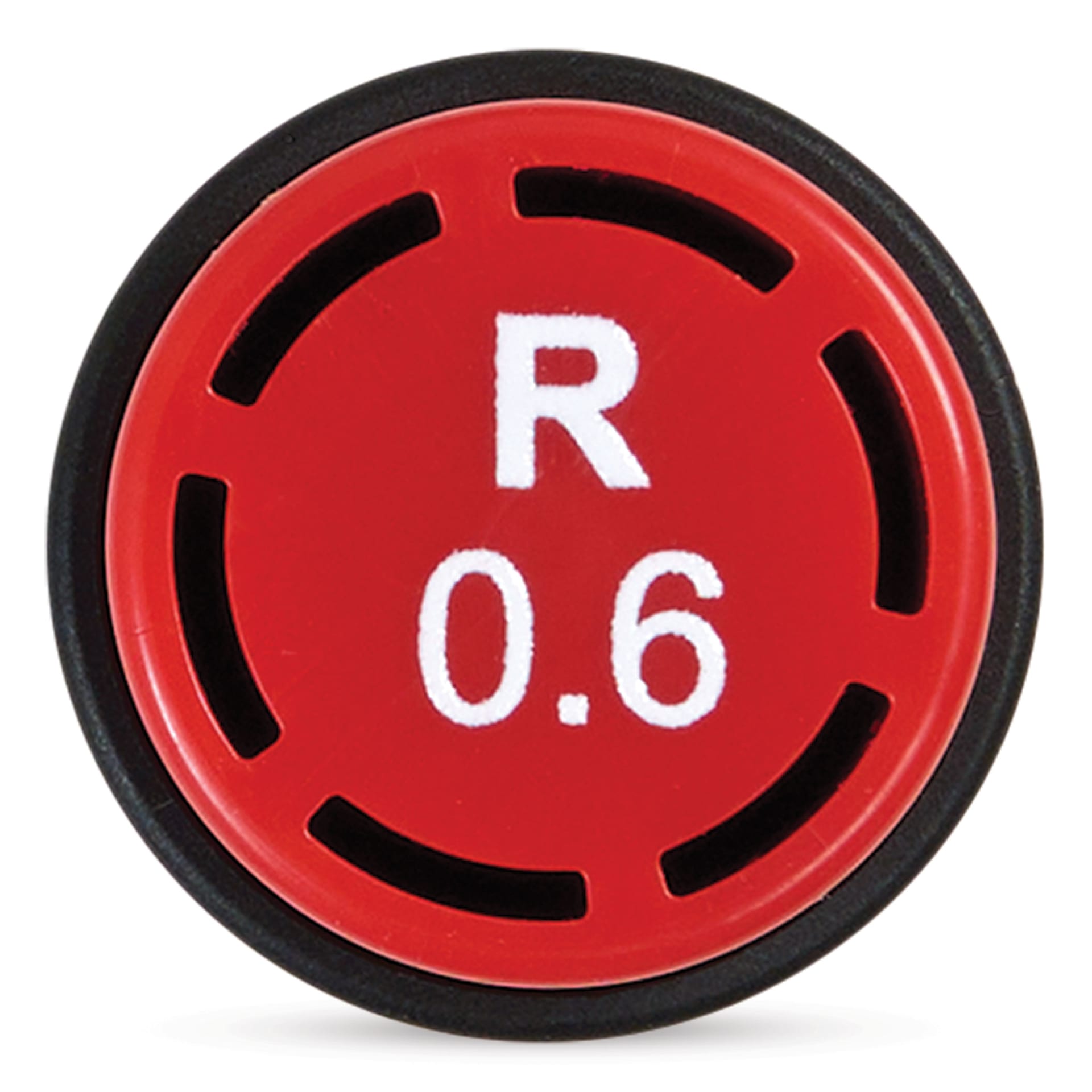 Olo Brush-Tip Half Marker - R0.6 Cranberry end of cap