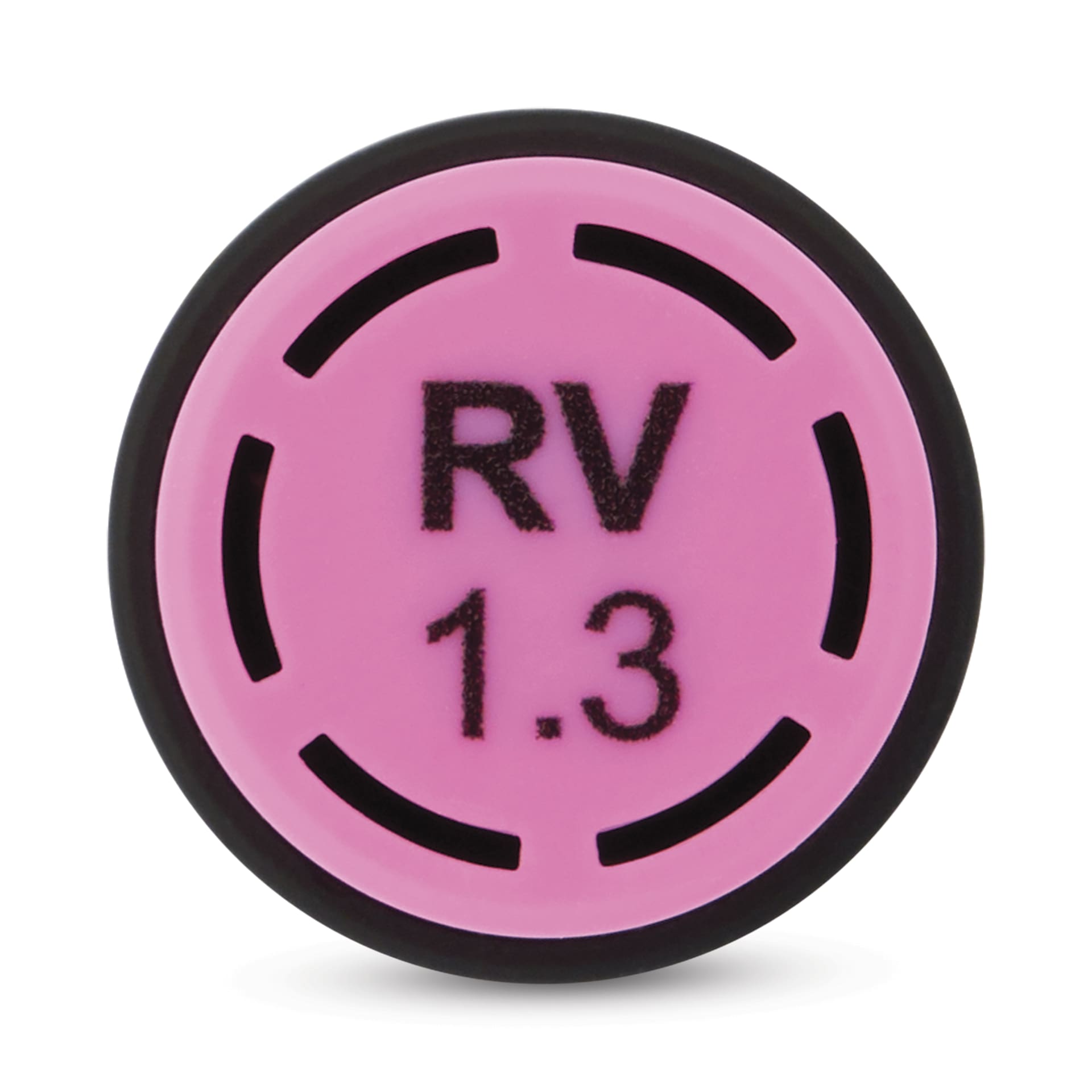 Olo Brush-Tip Half Marker - RV1.3, Pink Lotus - end of cap