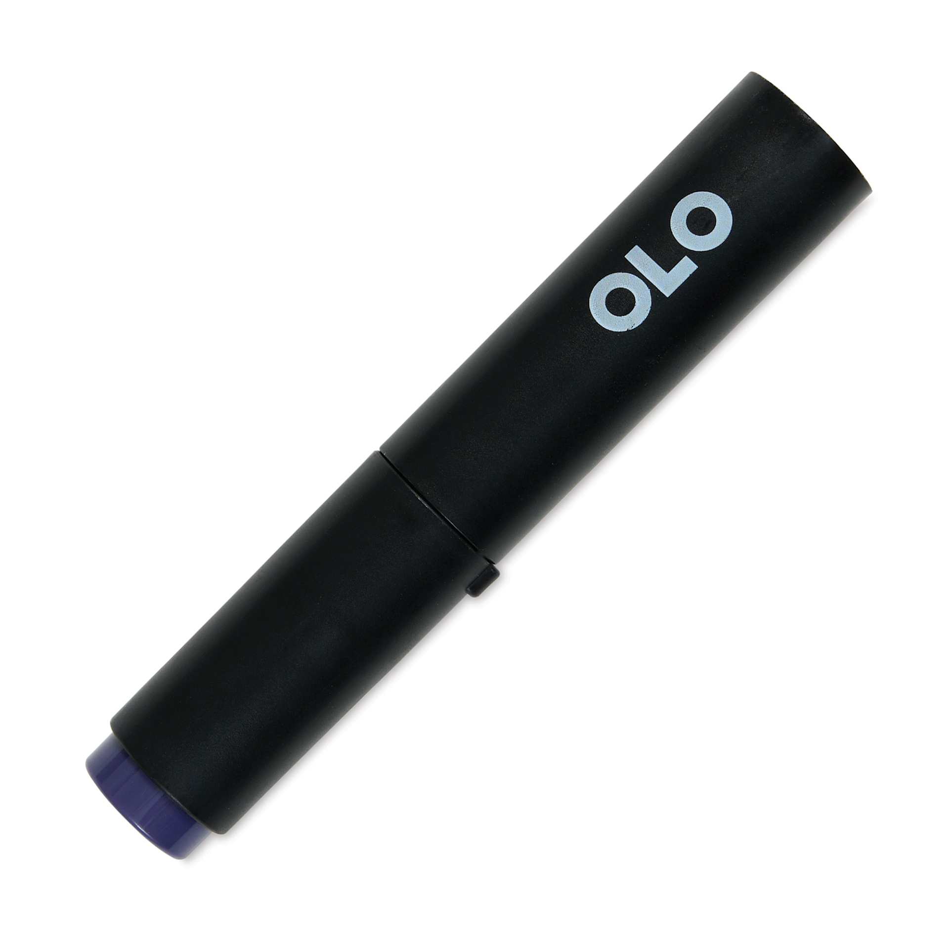 Olo Brush-Tip Half Marker - BV4.7 Elderberry front with cap on