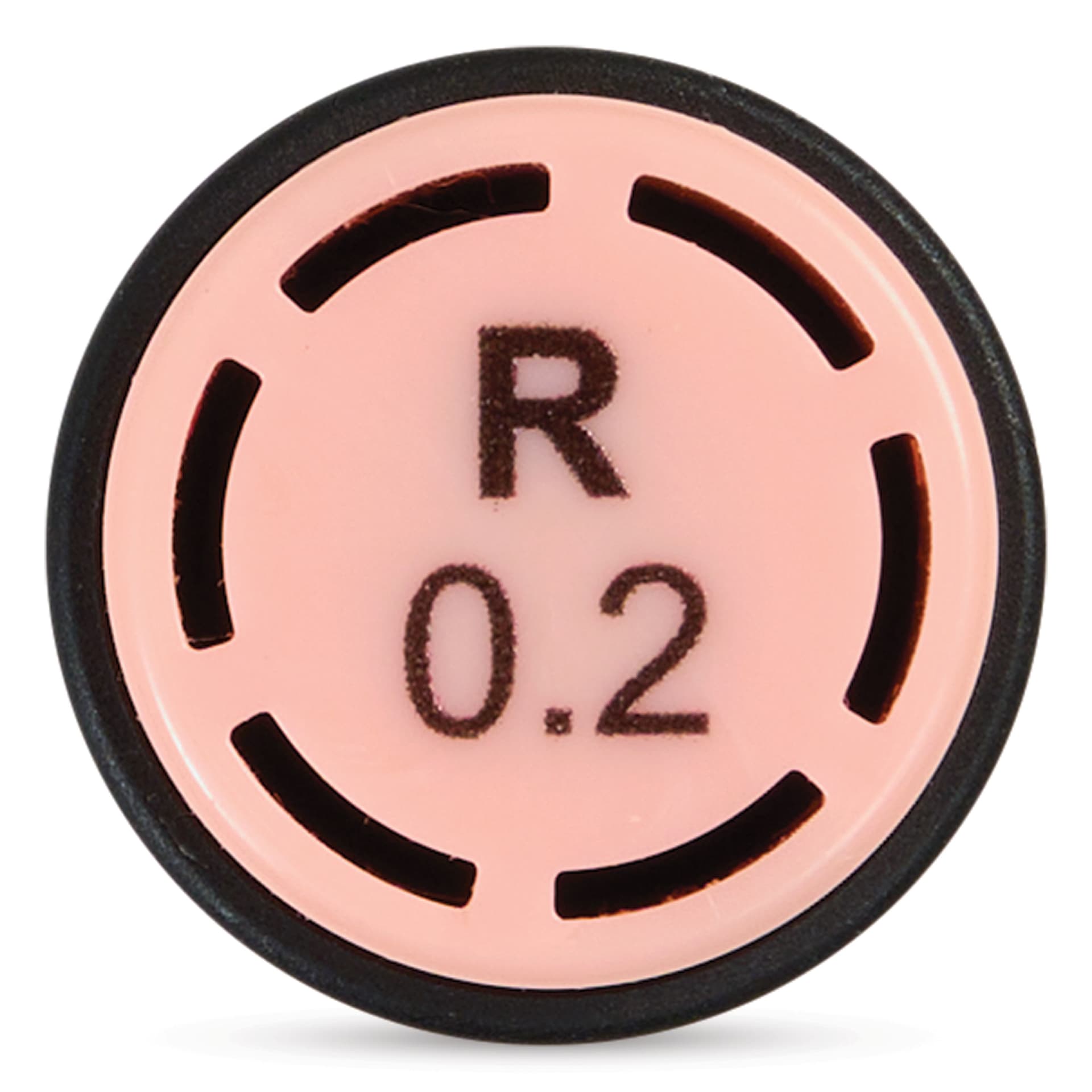 Olo Brush-Tip Half Marker - R0.2 Pink Lemonade end of cap